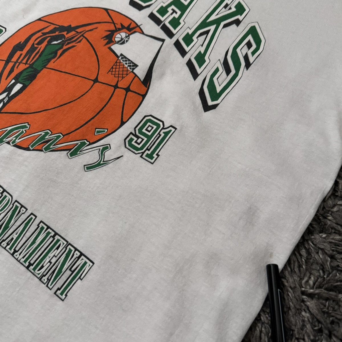 Other Vintage 1000 Oaks 1991 Kiwanis Basketball Tournament T-Shirt Size US XL / EU 56 / 4 - 5 Thumbnail