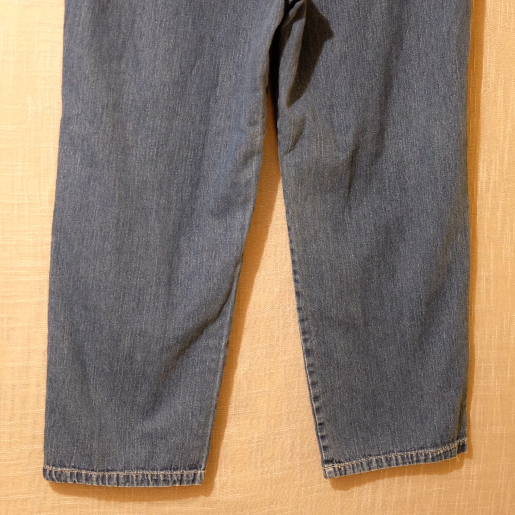 Vintage White Stag Jeans Blue Denim Pull On Elastic Waist 100% Cotton Womens 16 Jeans Casual Relaxed Denim Blue 100% Cotton Womens 16 H98-3 Size 38" / US 16 / IT 52 - 7 Thumbnail