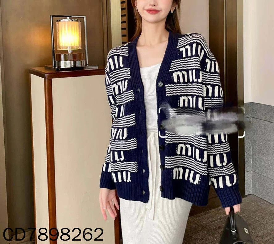 Miu Miu MIUMIU All Over Print Cardigan Women's 38 Size XS / US 0-2 / IT 36-38 - 7 Thumbnail