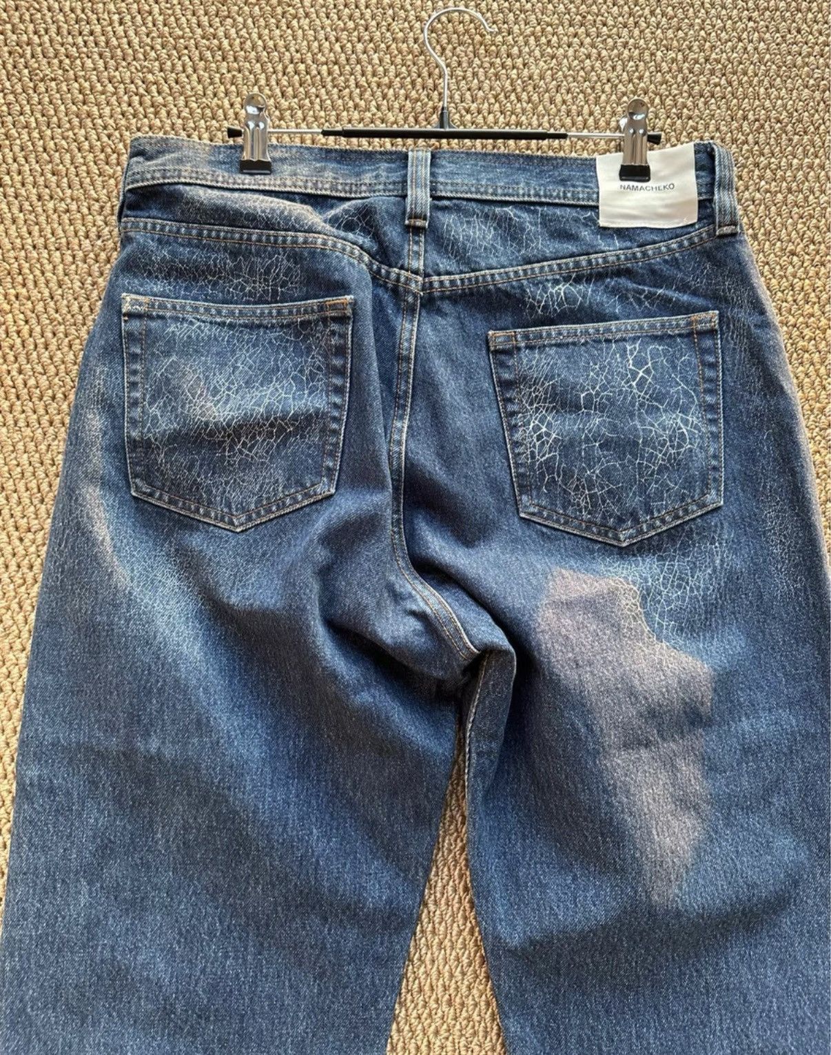 Namacheko Namacheko Cracked Denim Jeans K23 Size US 34 / EU 50 - 6 Thumbnail
