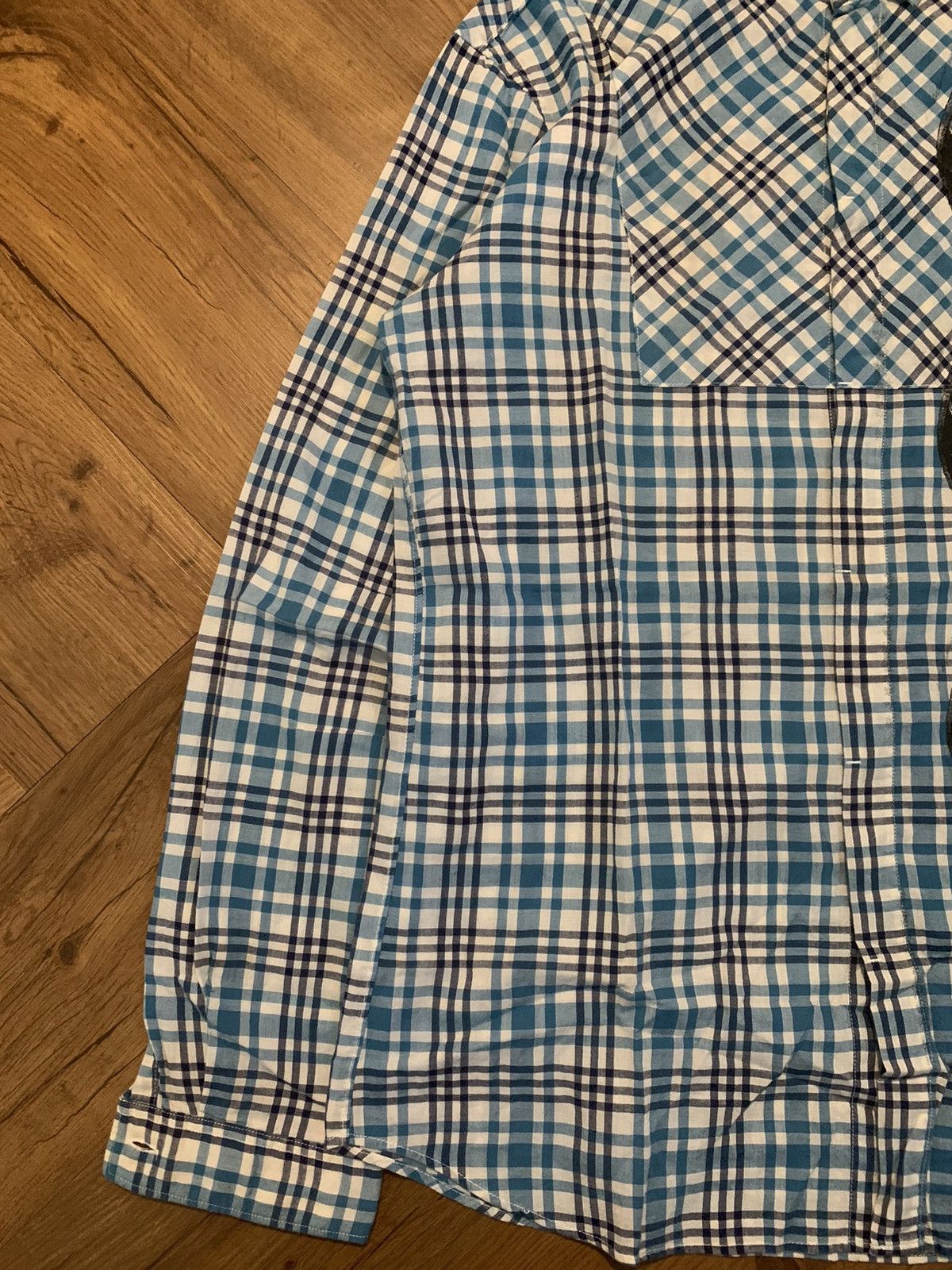 Japanese Brand × Undercover × Uniqlo UNDERCOVER X UNIQLO printed plaid shirt gothic vkei style Size US M / EU 48-50 / 2 - 6 Thumbnail
