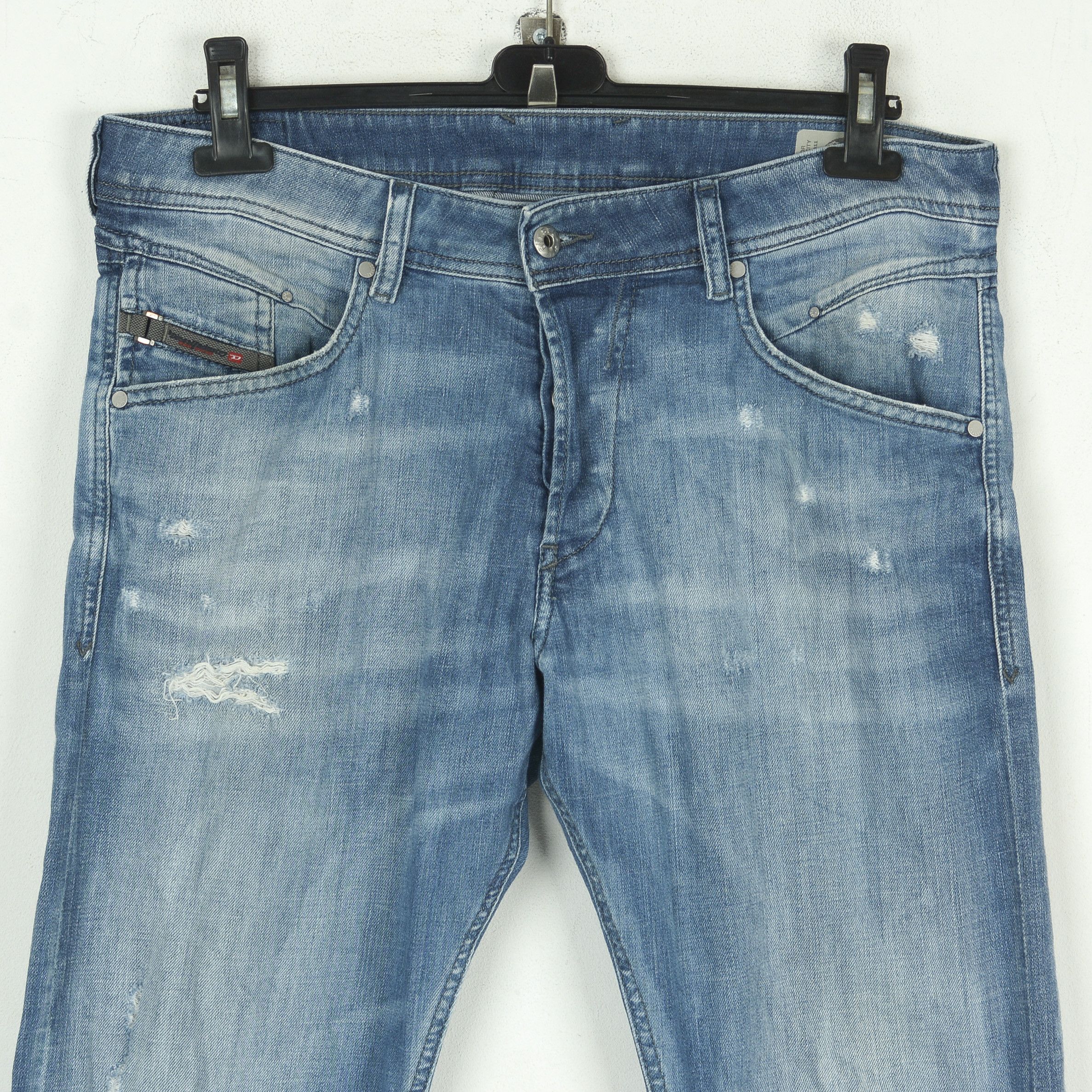 Diesel Belther W33 L32 Regular Slim Tapered Fit Jeans Denim Pants Size US 33 - 2 Thumbnail