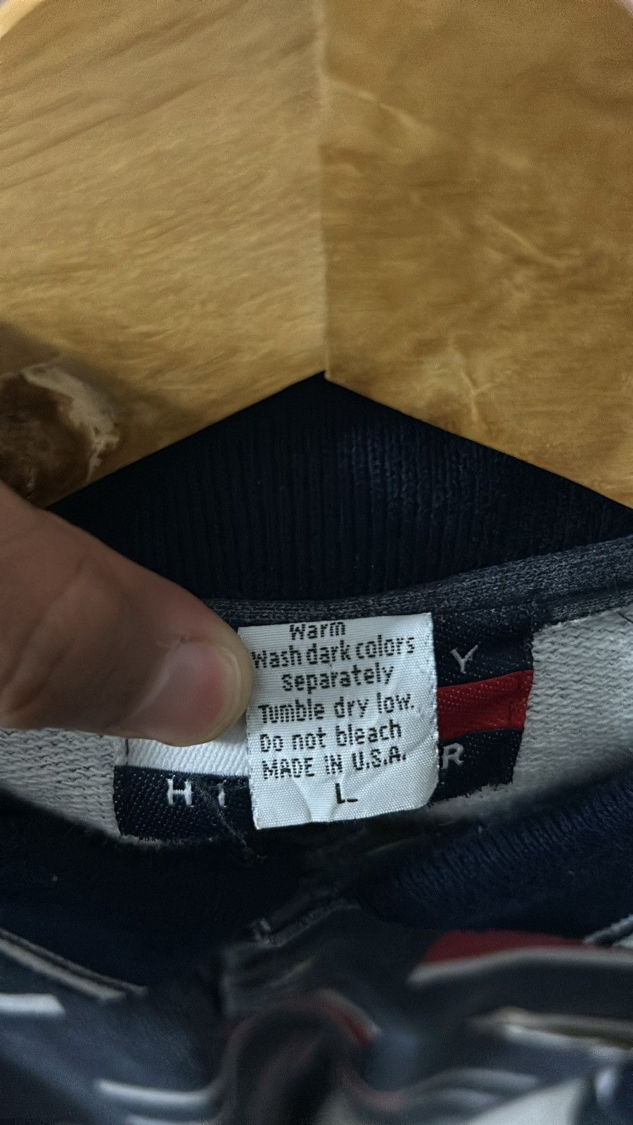 Tommy Hilfiger × Vintage Tommy Hilfiger Polo Collar Sweatshirt Size US L / EU 52-54 / 3 - 9 Thumbnail