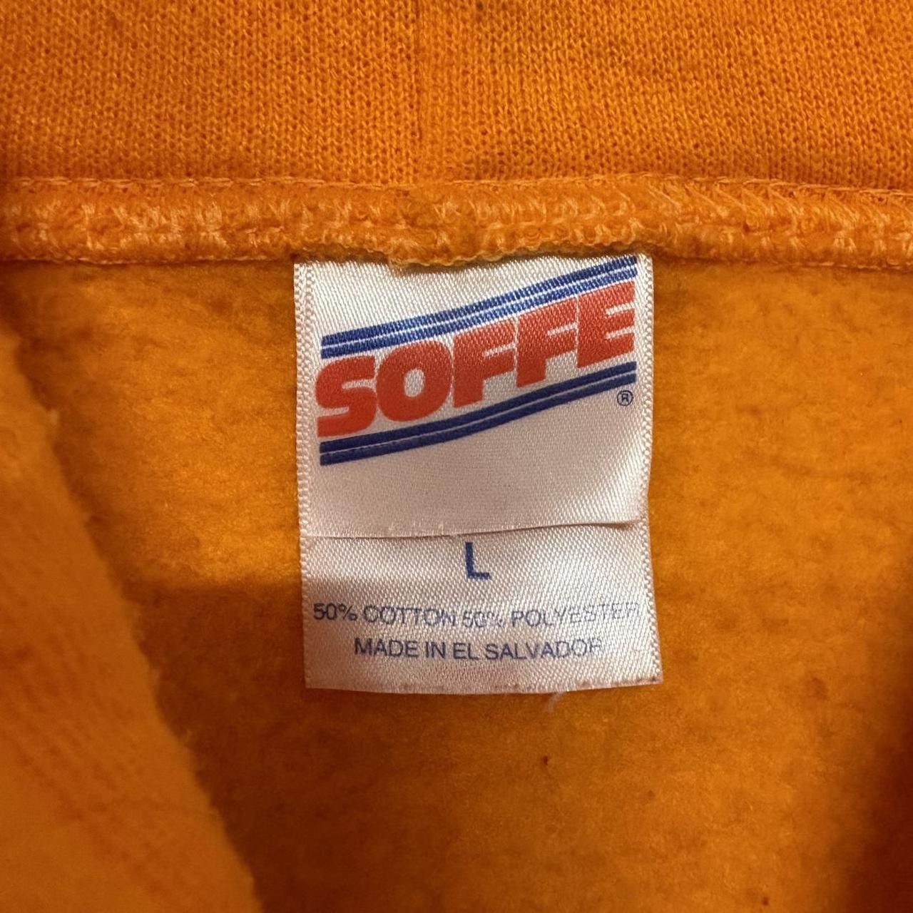 Vintage Crazy Vintage Y2K/2000s Blank Streetwear Essential Orange Zipup Hoodie! Size US L / EU 52-54 / 3 - 4 Thumbnail