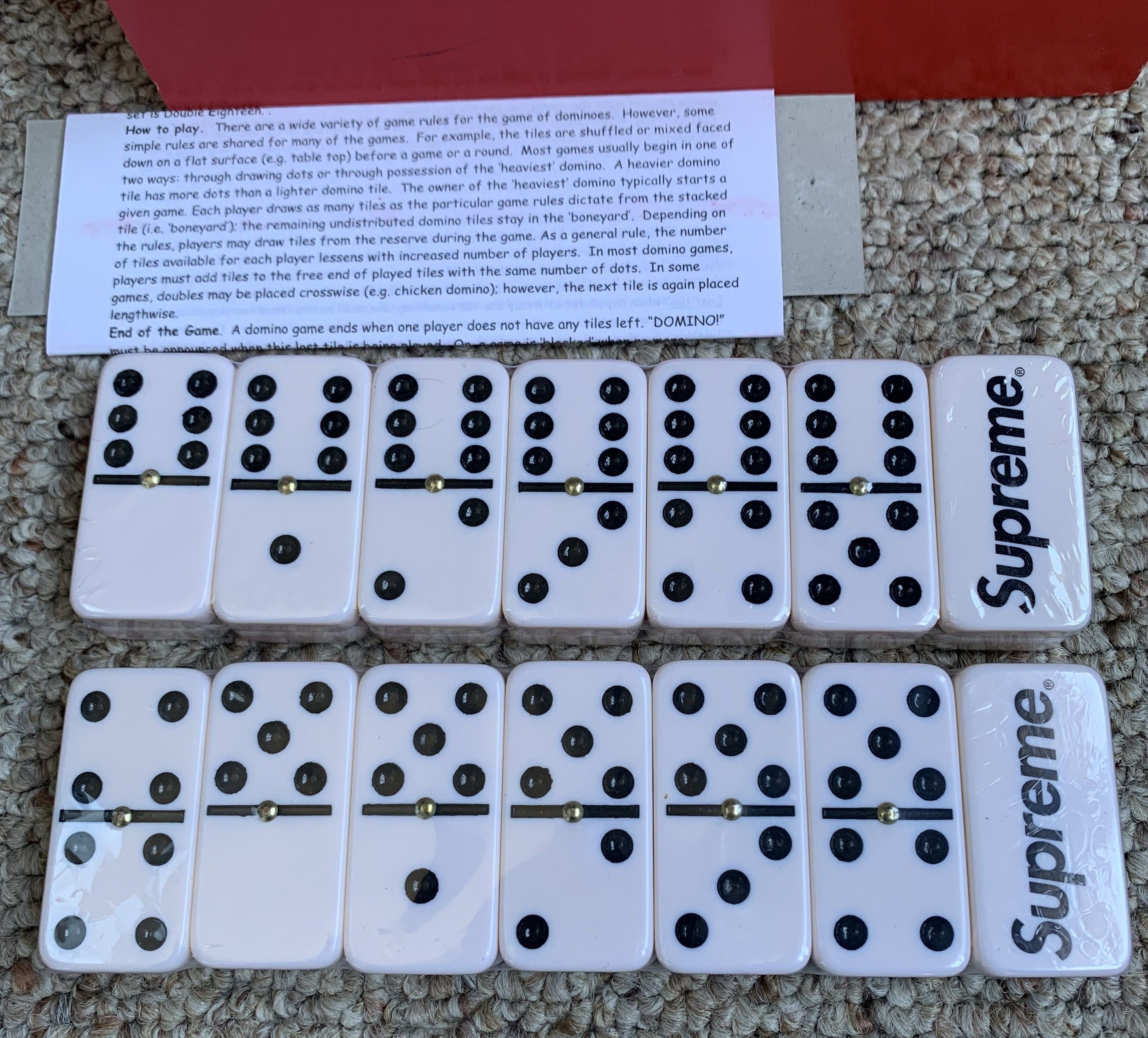 Supreme NEW F/W 2012 Supreme Domino Set Size ONE SIZE - 3 Thumbnail