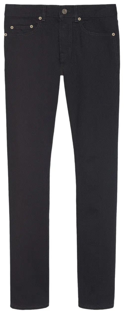 Saint Laurent Paris oc11z1225 Slim Fit Jeans in Carbon Black Size US 29 - 2 Thumbnail