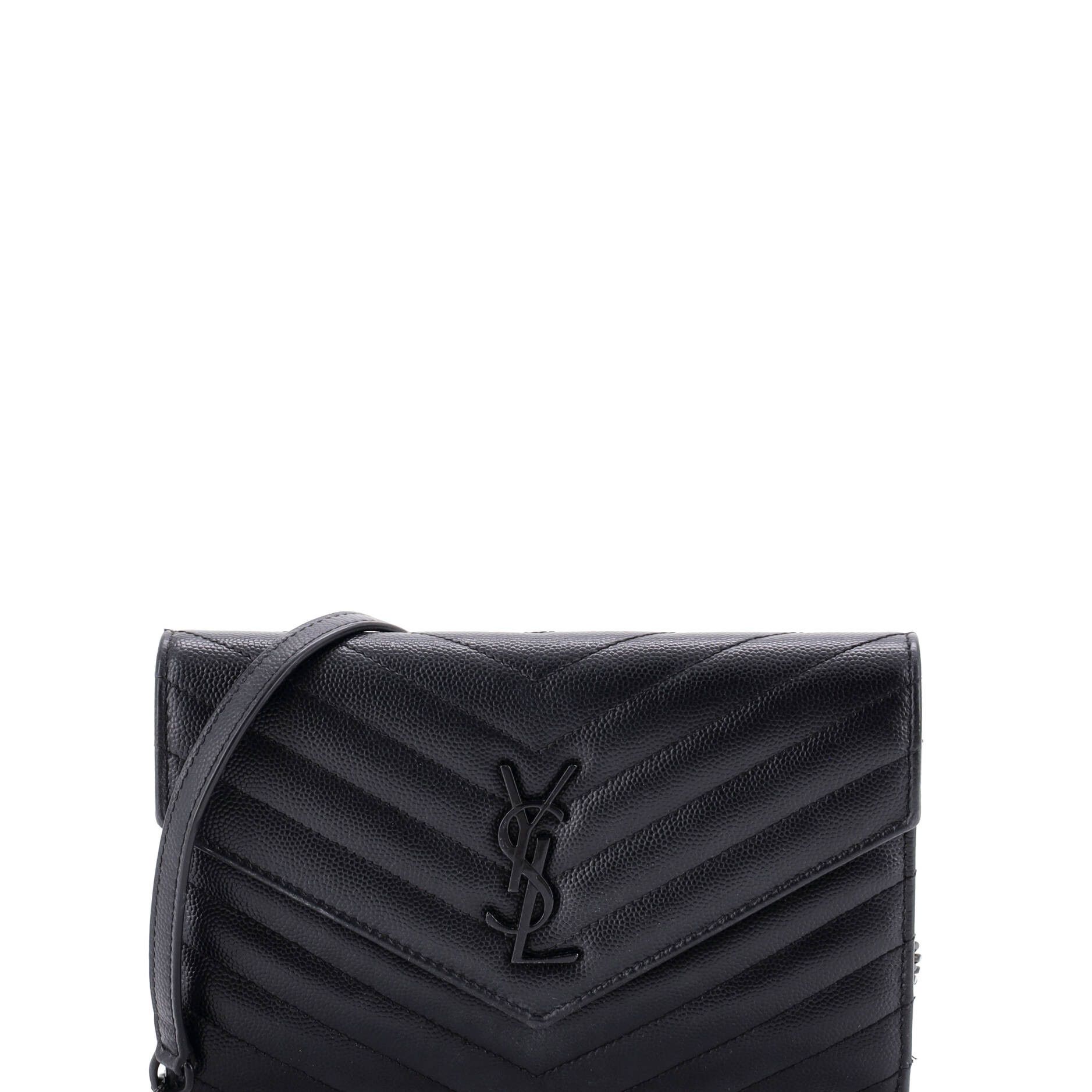 Saint Laurent Paris Classic Monogram Wallet on Chain Size ONE SIZE - 1 Thumbnail