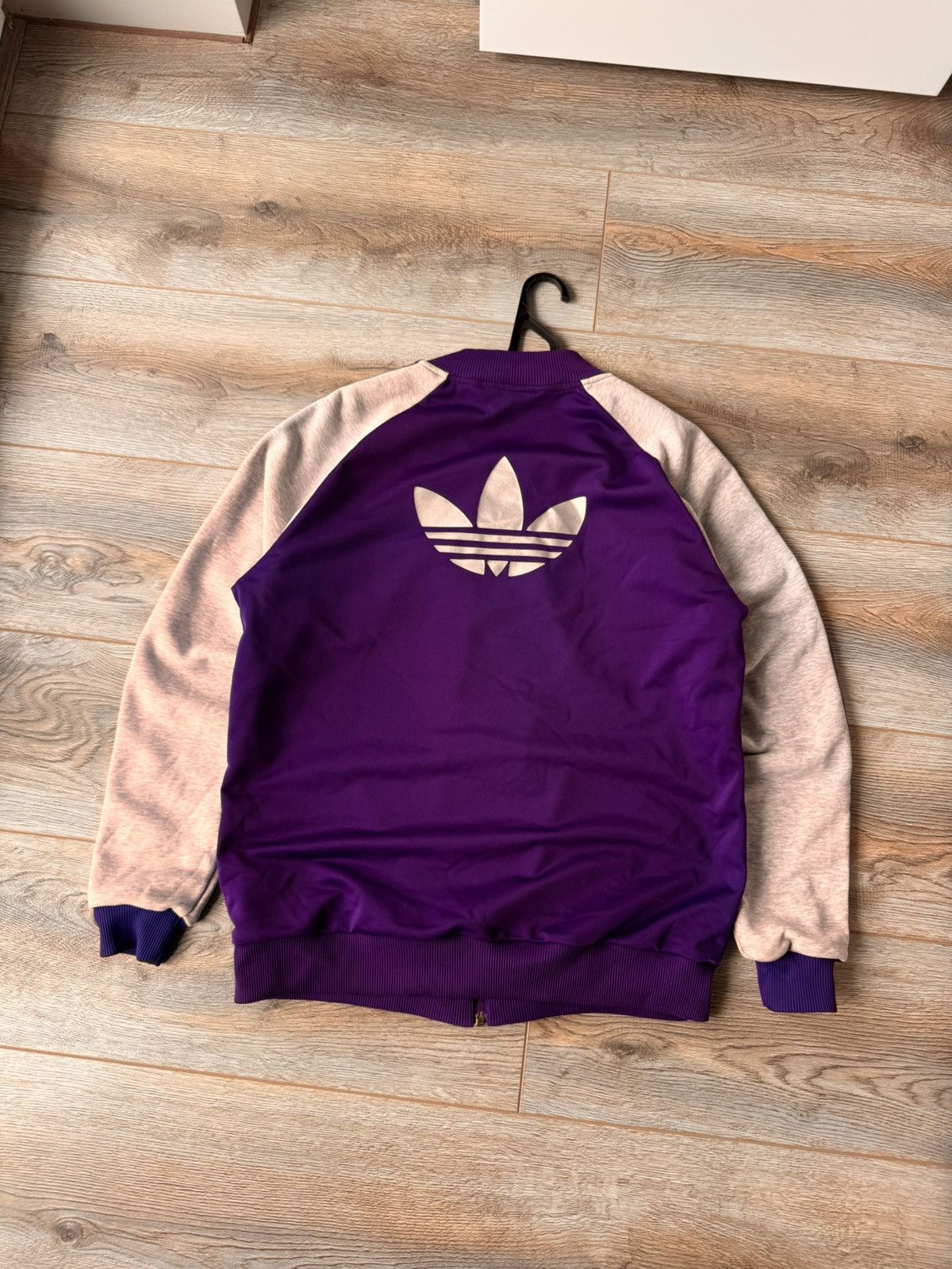 Adidas Vintage Adidas Original Purple Bomber Jacket Size US S / EU 44-46 / 1 - 10 Thumbnail