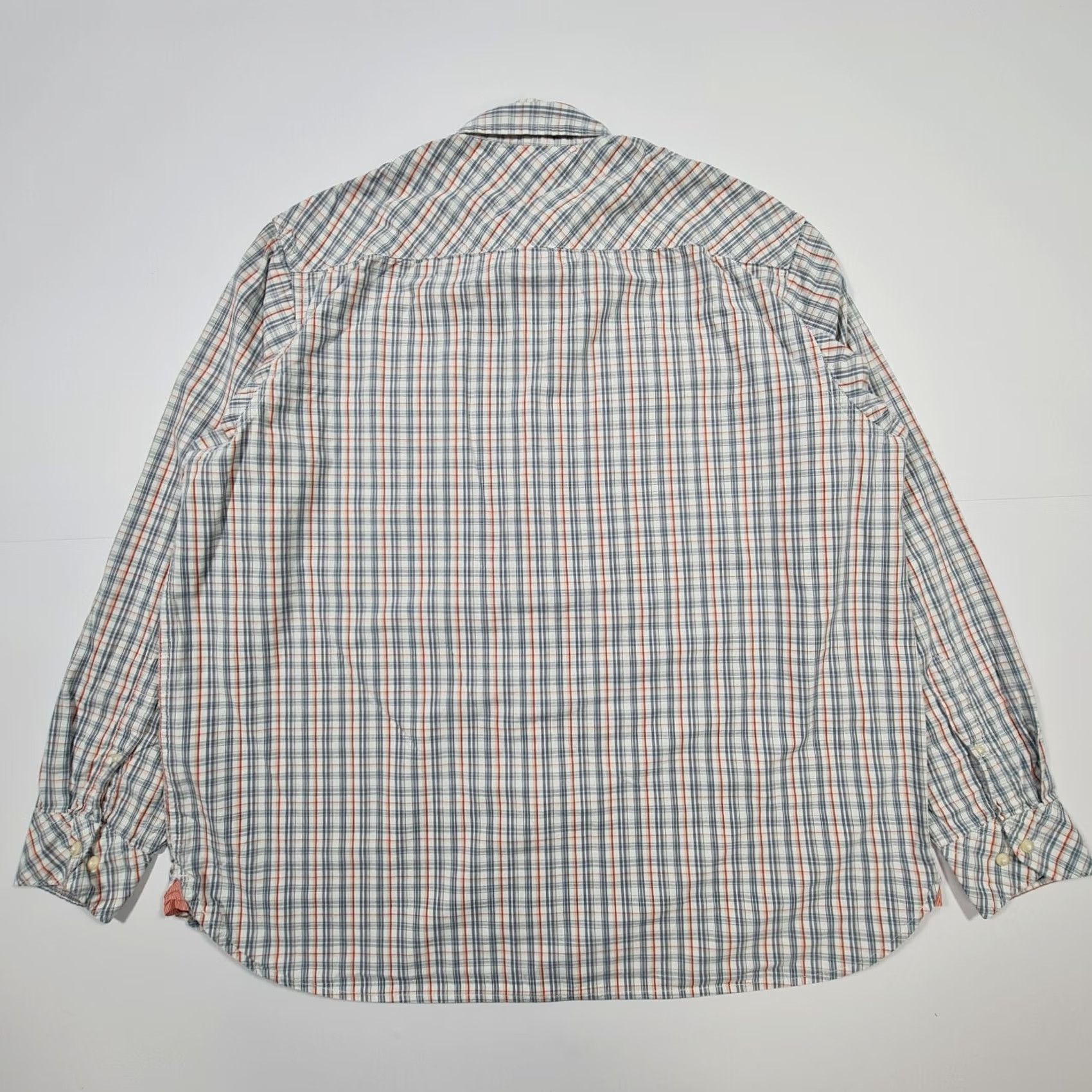Wrangler Wrangler Shirt Mens XL Blue Check Long Sleeve Regular Fit Cotton Button Size US XL / EU 56 / 4 - 6 Thumbnail