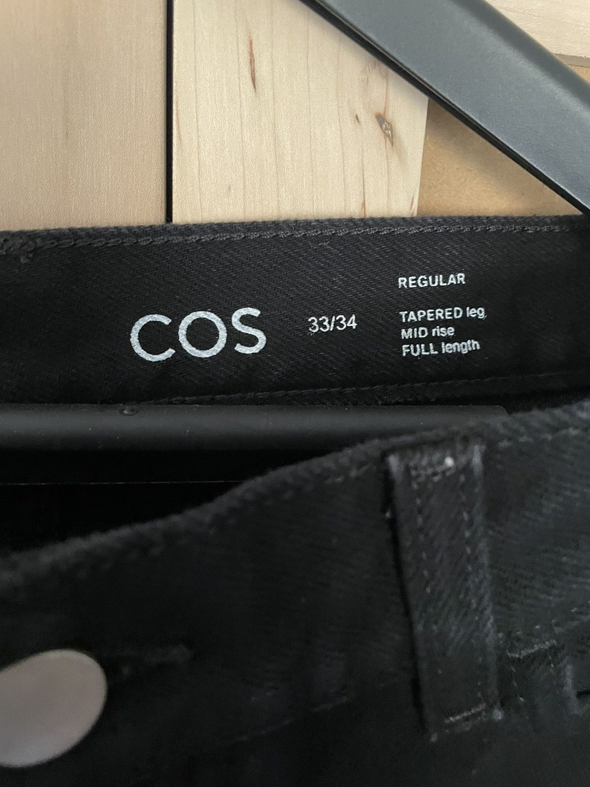 Cos COS Black Jeans 33/34 Size US 33 - 2 Thumbnail