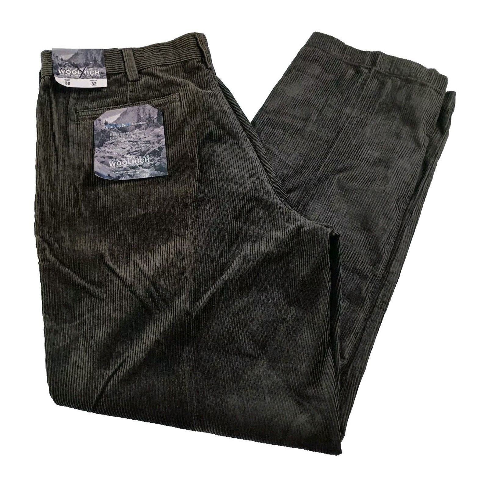 Woolrich Woolen Mills Woolrich Corduroy Pants Men's 38x32 1956 Dark Green Pleated Size US 38 / EU 54 - 1 Thumbnail
