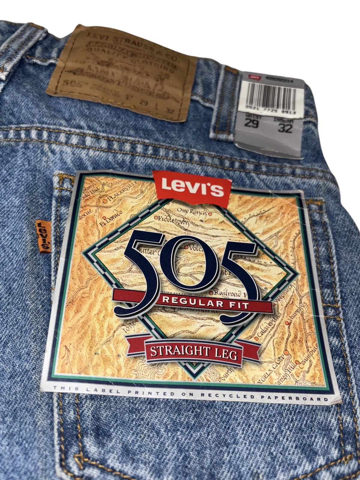 Levi's 30x30 29x32 90s Levis Orange Tab 505 Lot Denim Bundle USA Size US 30 / EU 46 - 10 Thumbnail