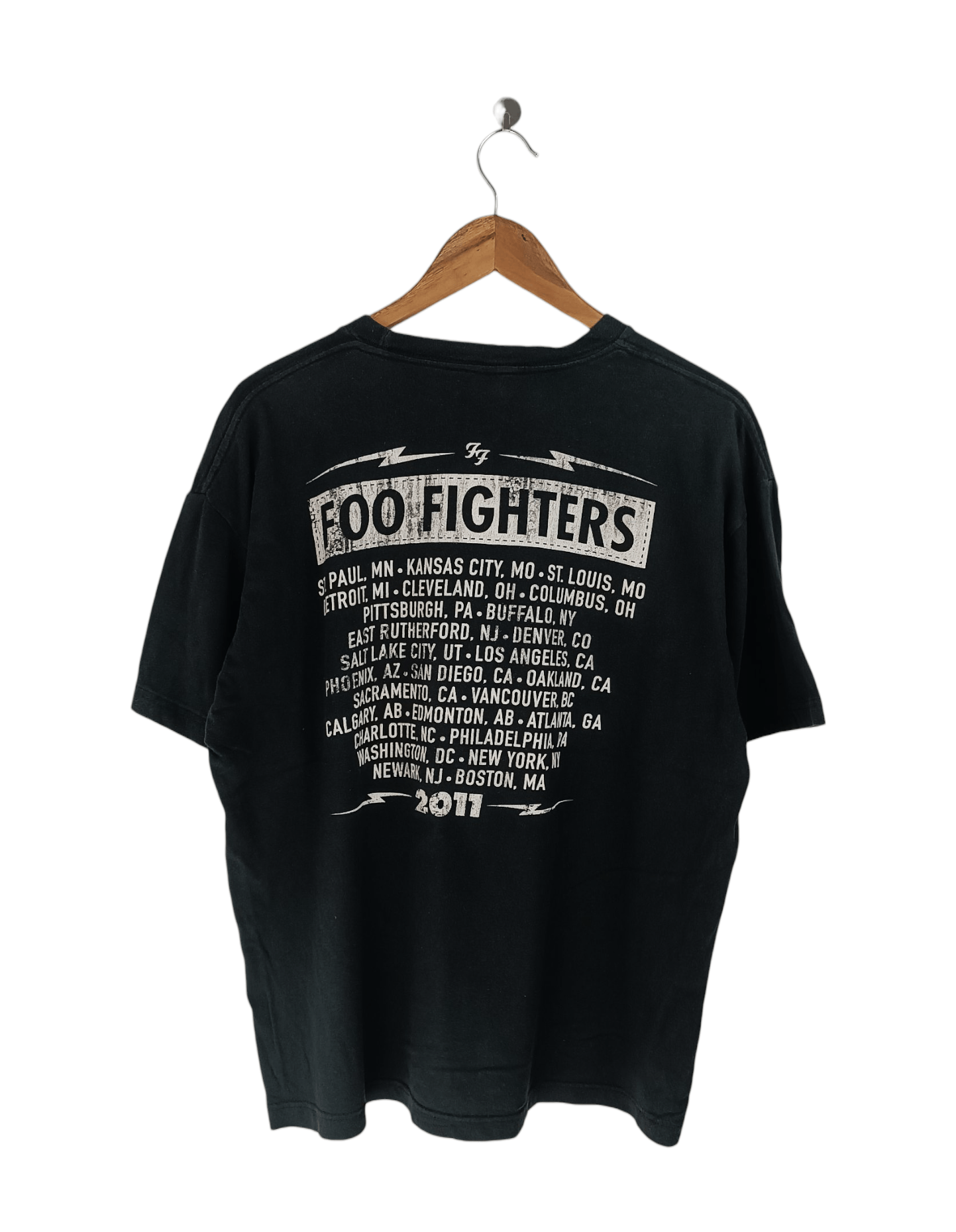Band Tees VINTAGE 2011 FOO FIGHTERS WASTING LIGHT TOUR nirvana hole Size US L / EU 52-54 / 3 - 2 Thumbnail