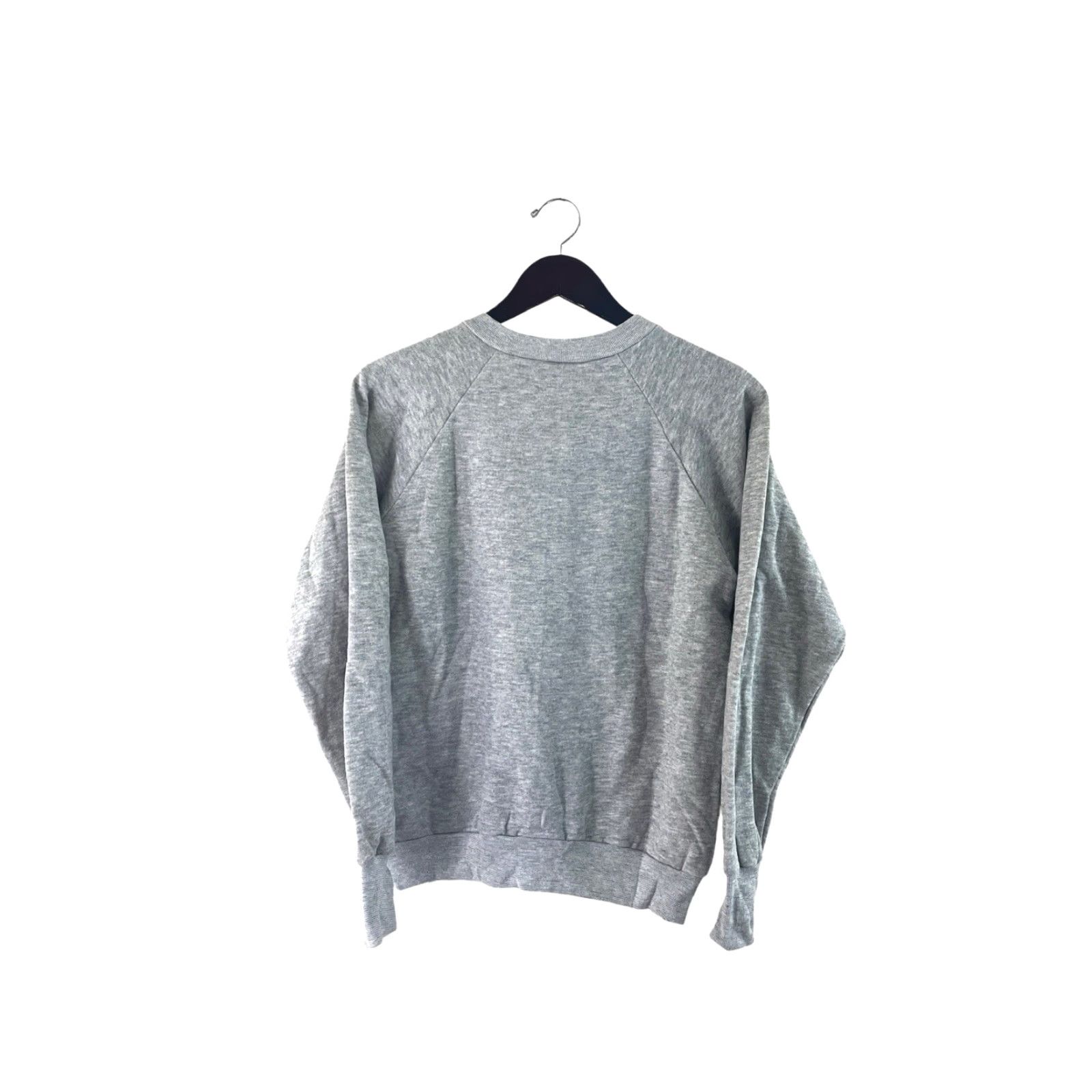 PONY VINTAGE PONY Sweatshirt Mens Crew Neck Gray 80s Deadstock NWT Made in USA Pullover Cotton Blend 50/50 23” Long 20” Across 21.5” Shoulder to Hem Mens Size US M / EU 48-50 / 2 - 7 Thumbnail