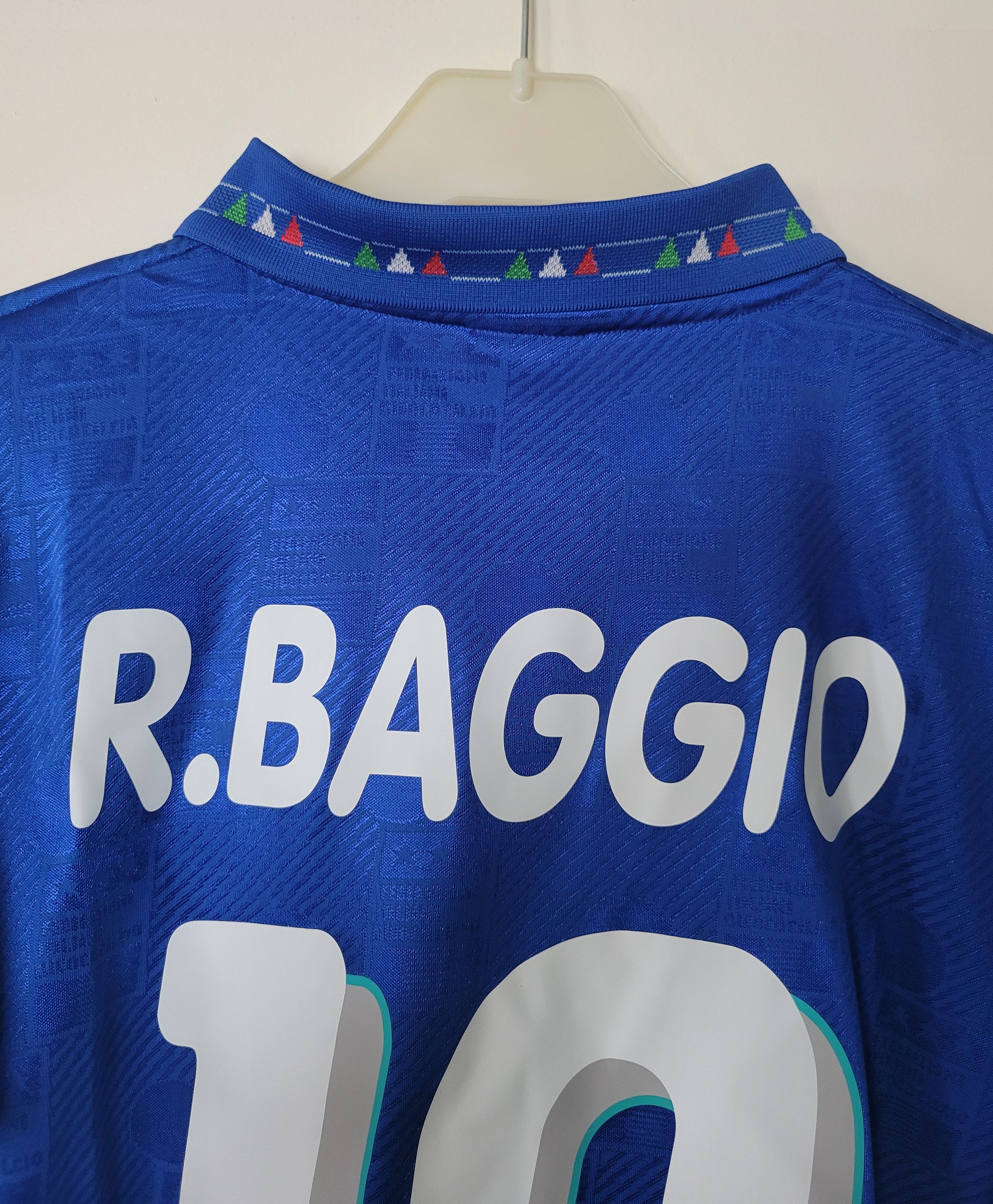 Other Italy 1994 Roberto Baggio 10 Vintage Retro Football Jersey Size US L / EU 52-54 / 3 - 2 Thumbnail
