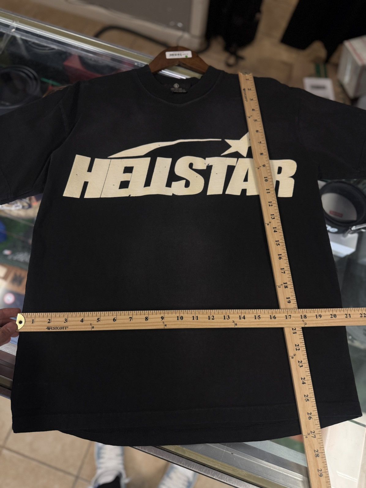 HELLSTAR Hellstar Black Logo Tee Shirt 100% Authentic Size XS Size US XS / EU 42 / 0 - 12 Thumbnail