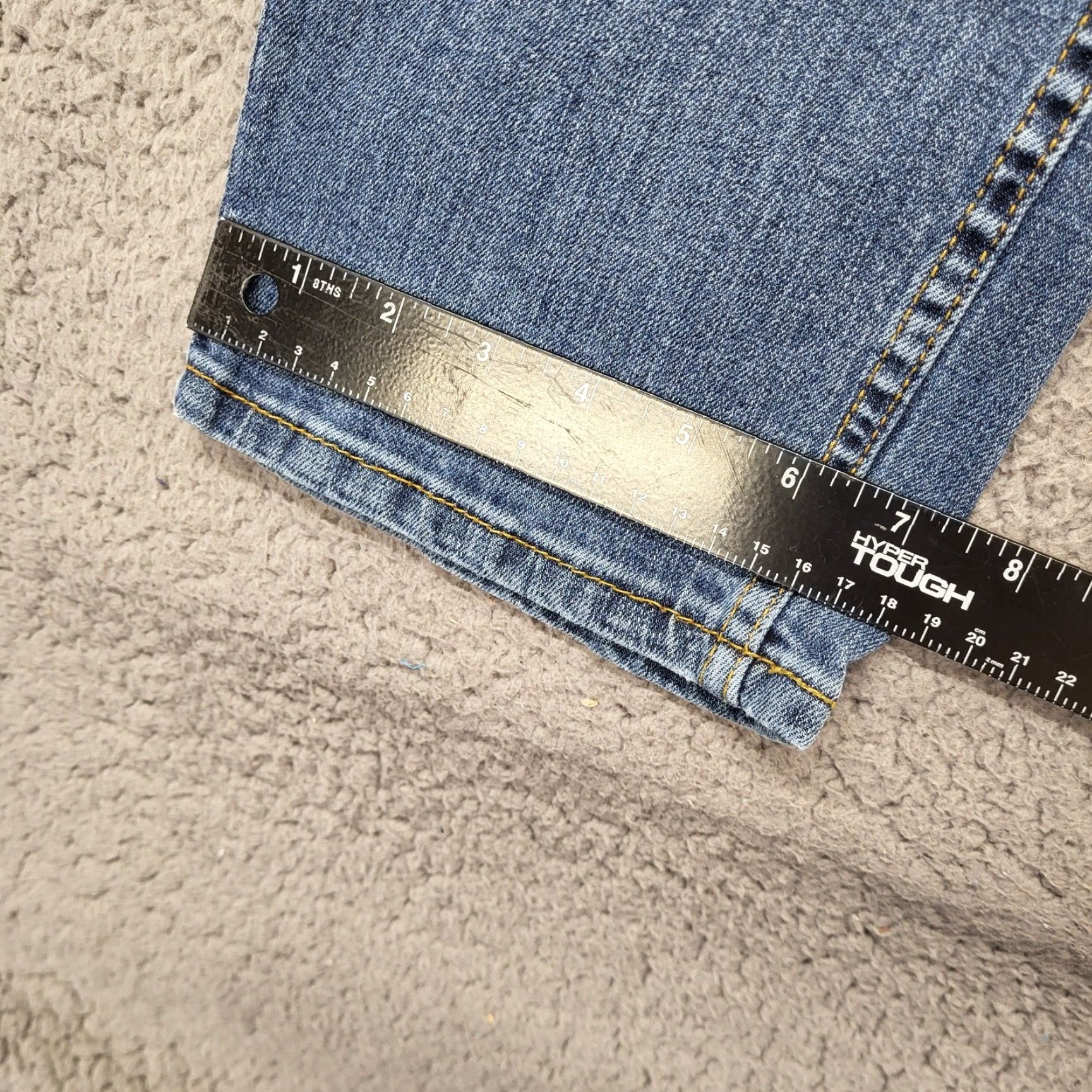 Levi's Levi's 550 Jeans Mens 32x30 Blue Denim Light Stonewash Straight Regular 5-Pocket Belt Loops Casual Streetwear Cowboy Hip Hop Retro 90s USA Size US 32 / EU 48 - 7 Thumbnail