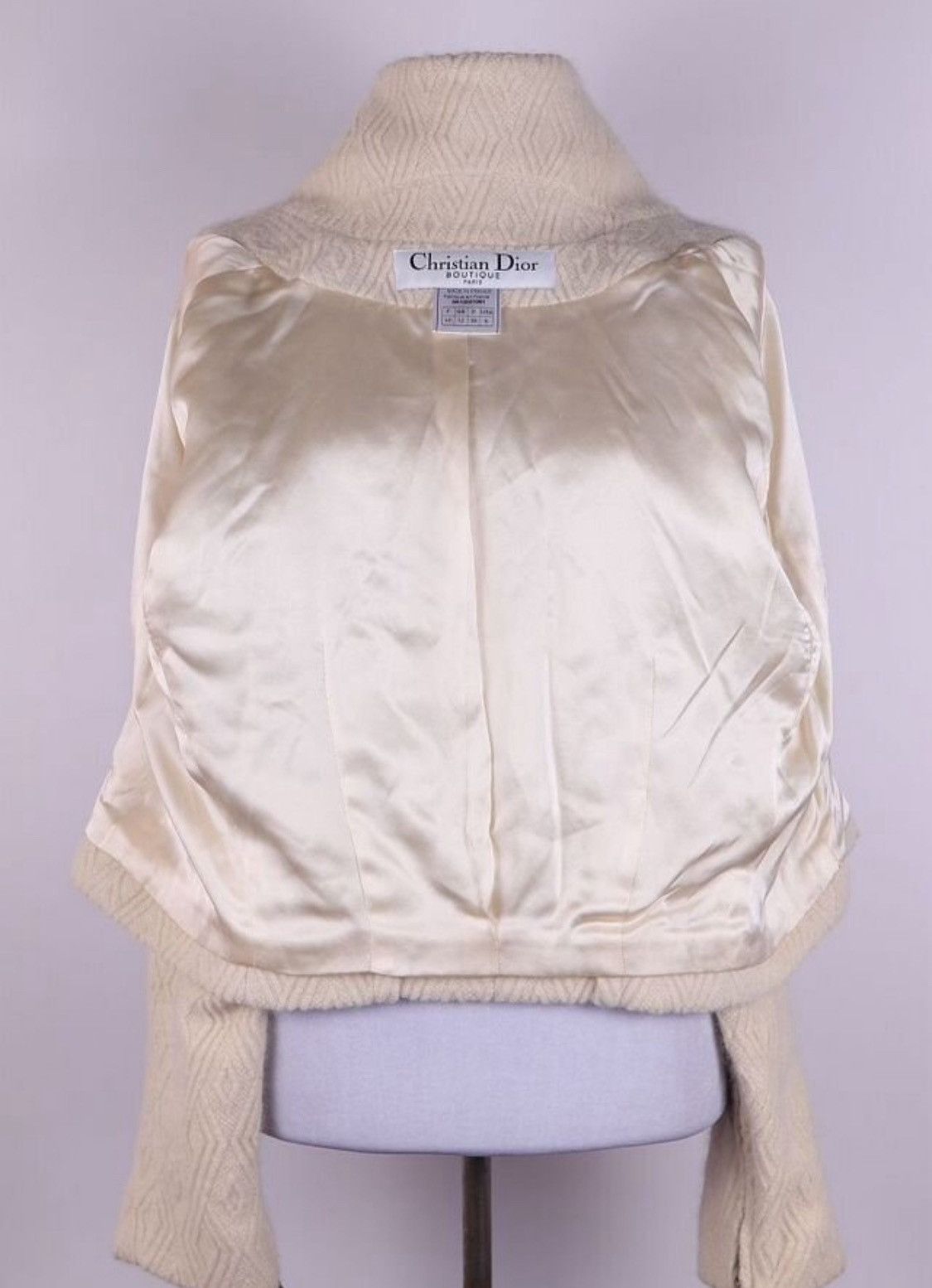 Dior Christian Dior Galliano FW2000 Wool Angora Pattern Jacket Size M / US 6-8 / IT 42-44 - 5 Thumbnail