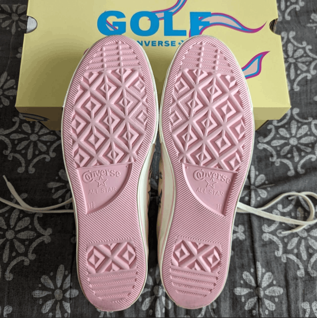 Converse × Golf le Fleur Golf le Fleur Flame Chuck 70 Pastel Yellow SIZE 11.5 Size US 11.5 / EU 44-45 - 4 Thumbnail