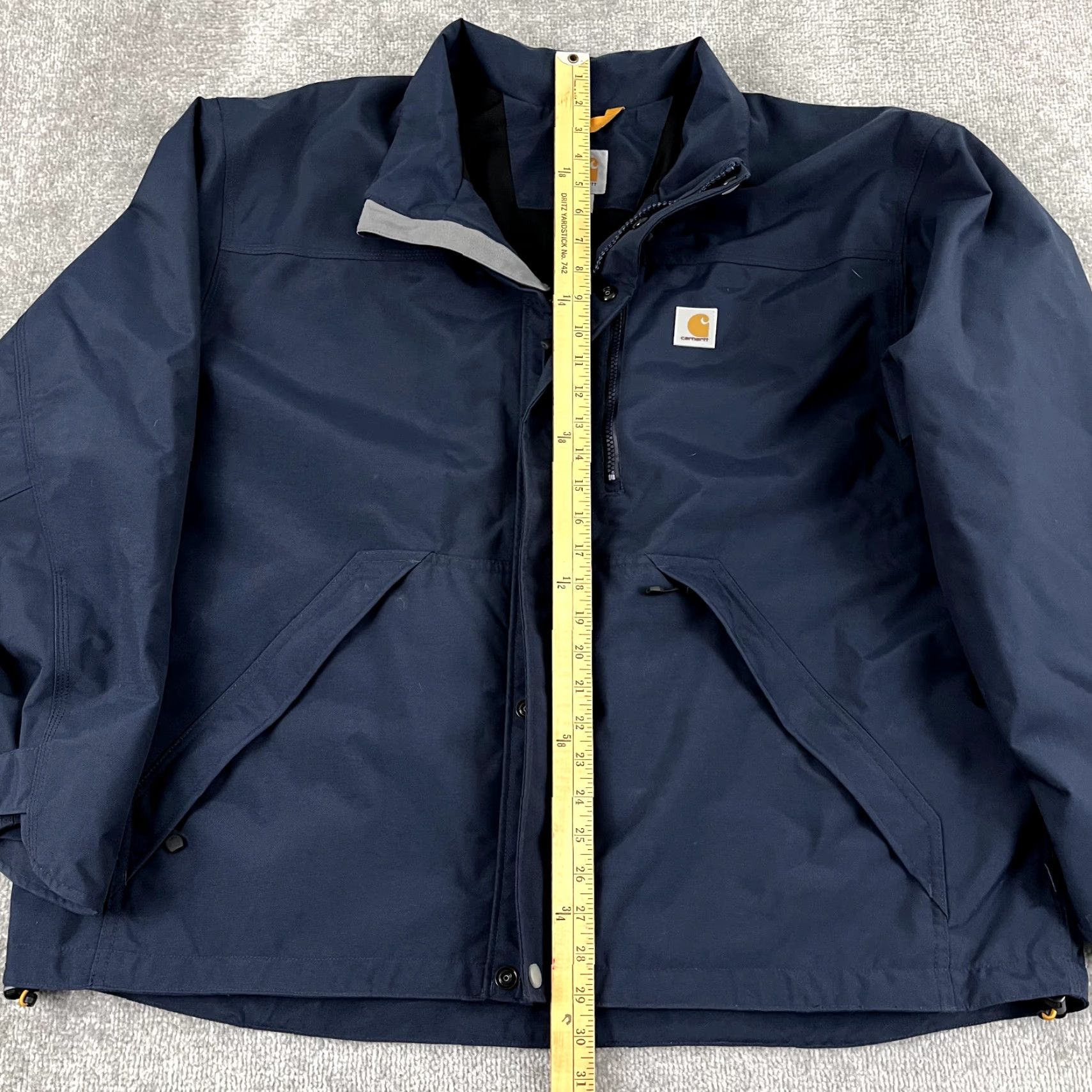 Carhartt Carhartt Jacket Mens 2XL Blue Shoreline Storm Defender Rain Workwear Size US XXL / EU 58 / 5 - 6 Thumbnail