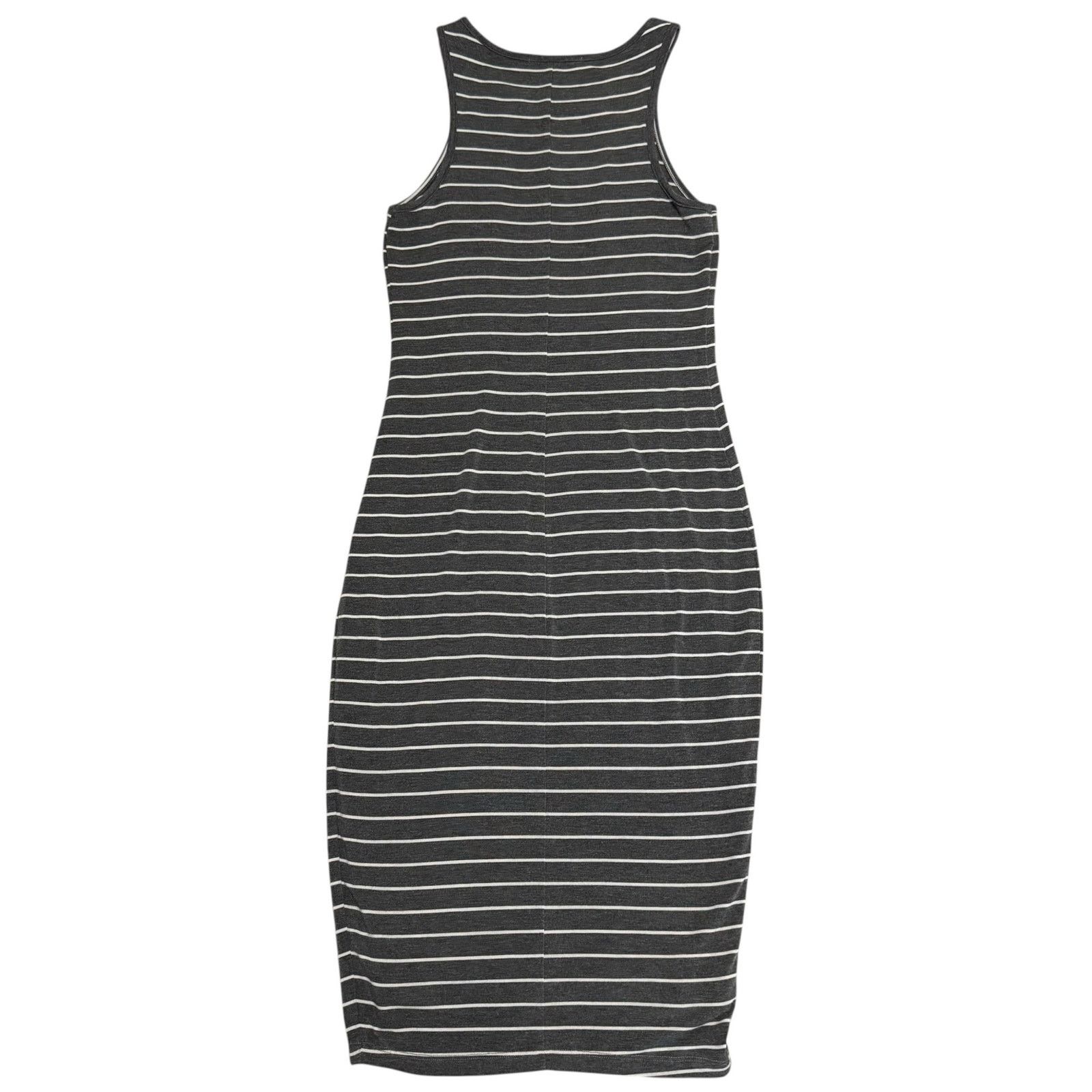 Marine Layer Marine Layer Sleeveless Dress Bodycon Midi Gray White Medium Size M / US 6-8 / IT 42-44 - 7 Thumbnail