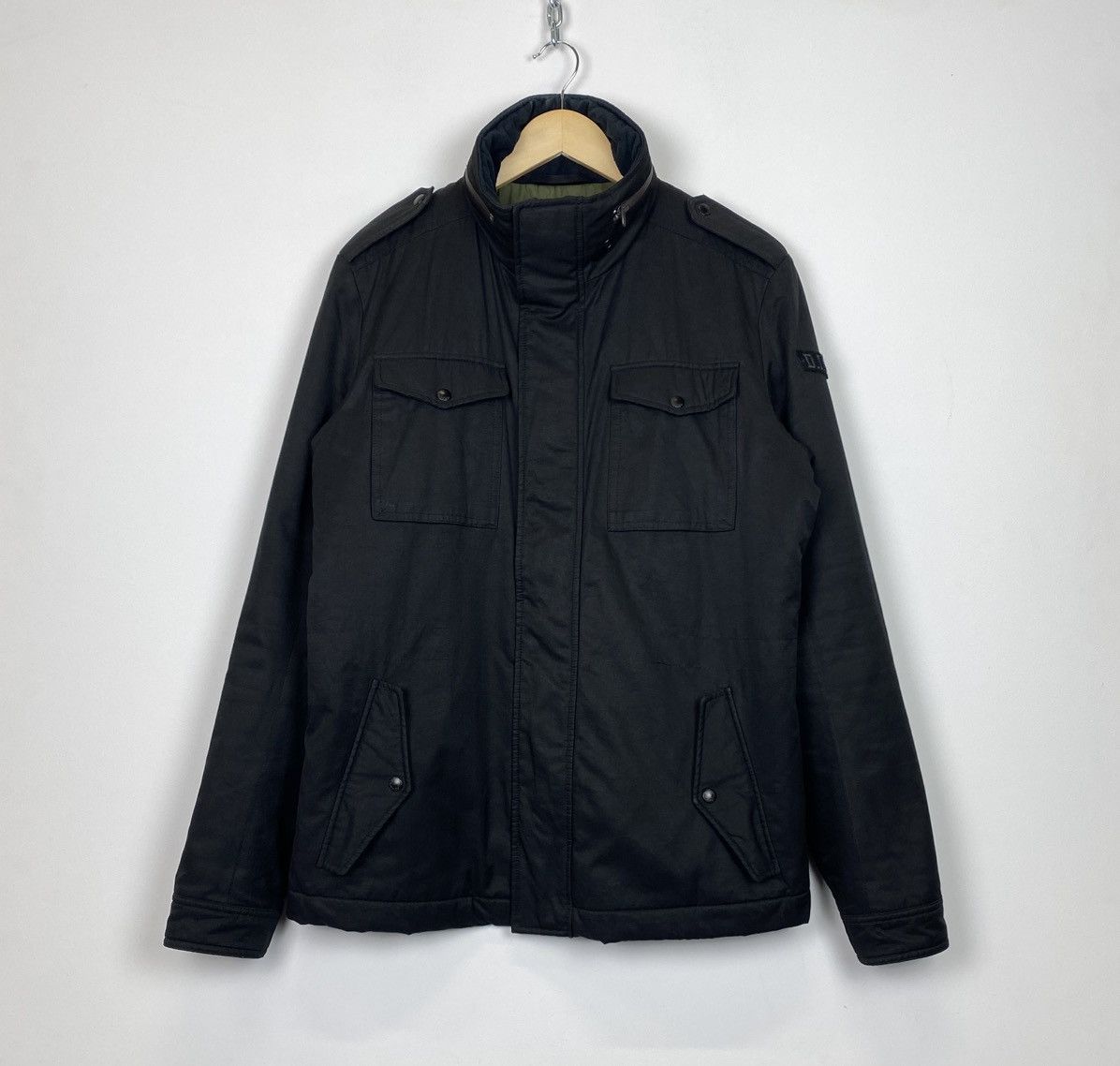Vintage Diesel M65 MultiPocket Full Zip Jacket Black Size XL