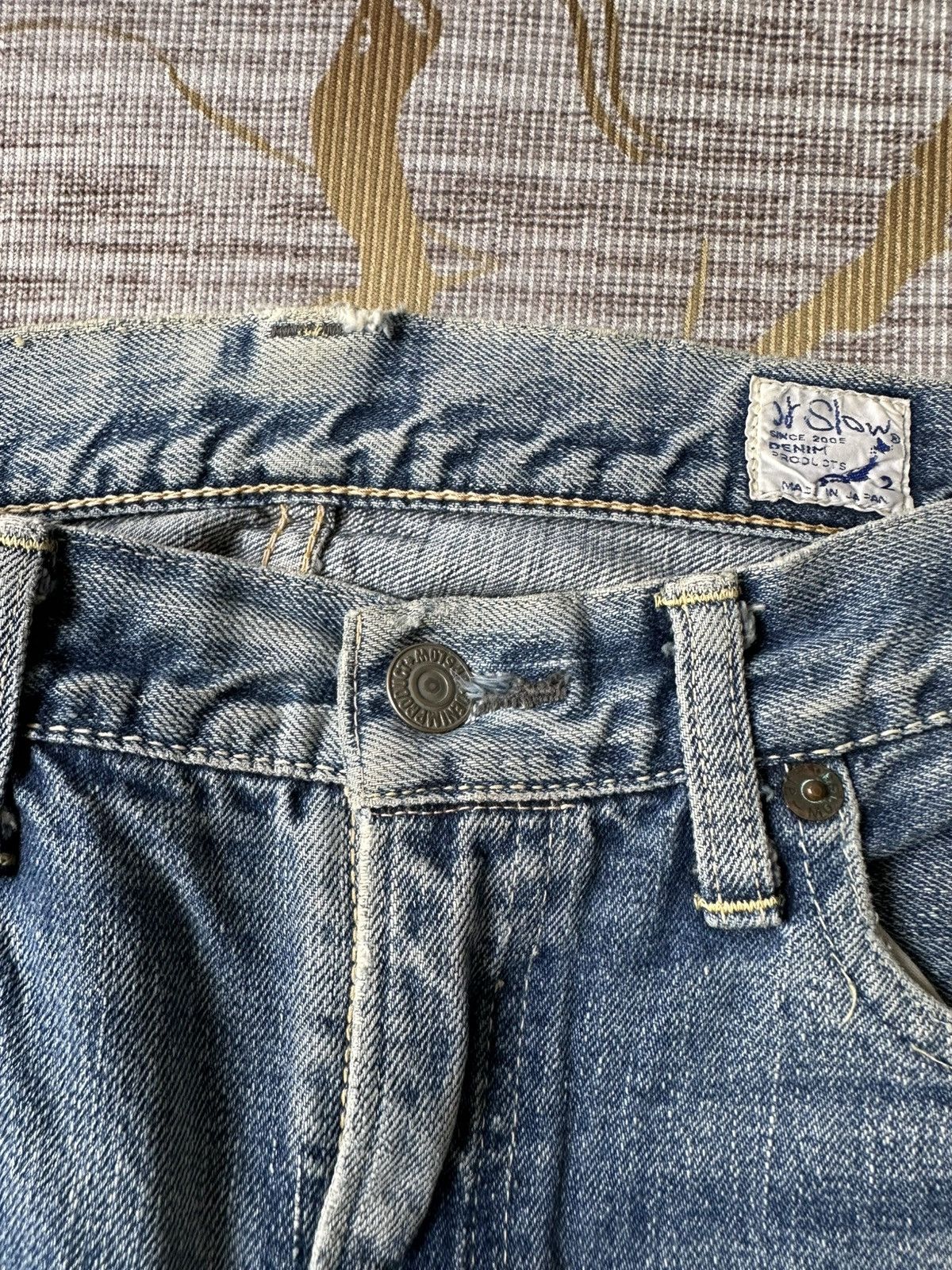 Orslow Orslow Japan Selvedge Faded Blue Denim Size US 30 / EU 46 - 9 Thumbnail