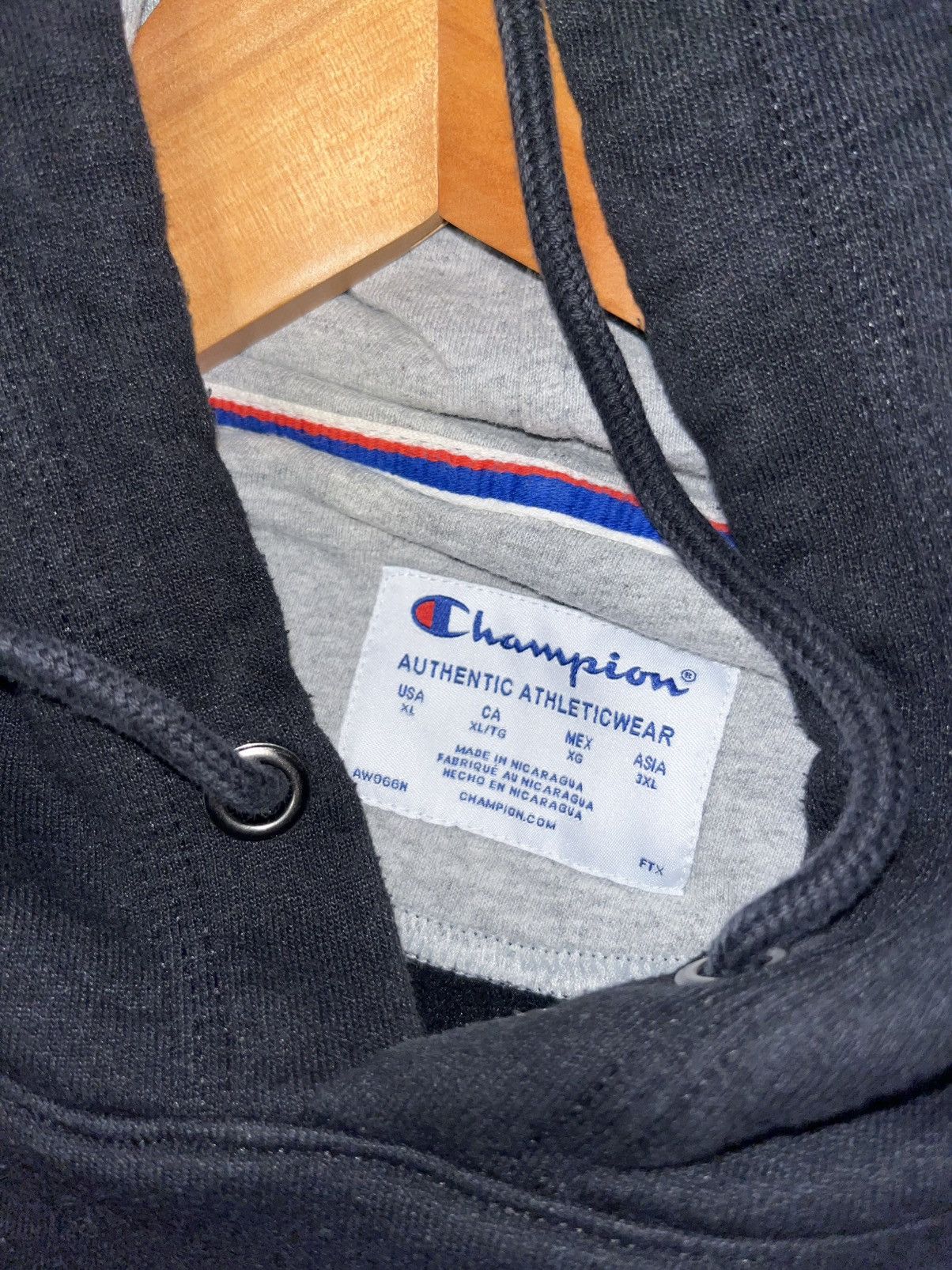 Champion champion powerblend hoodie full script logo Size US XL / EU 56 / 4 - 5 Thumbnail