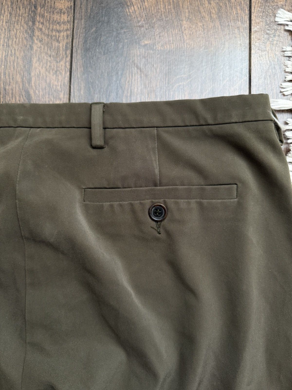 Prada Prada Milano Khaki Chino Pants Green Size 30" / US 8 / IT 44 - 10 Thumbnail