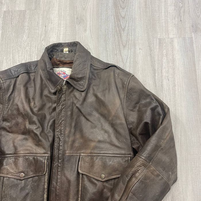 Vintage VINTAGE B-29 Superfortress Leather FLIGHT Bomber JACKET | Grailed