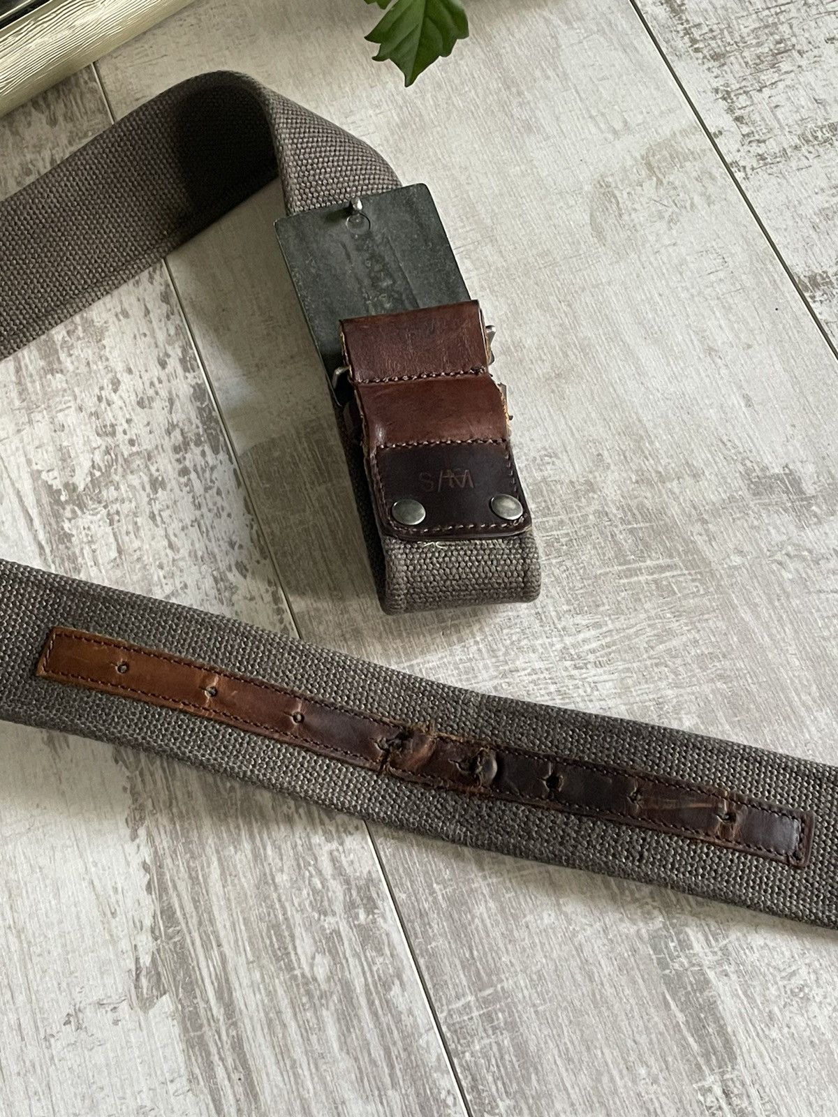 BMW × Vintage Vintage Bmw 90’s Racing Belt Metal Monogram Logo Y2K RARE Size 34 - 5 Thumbnail