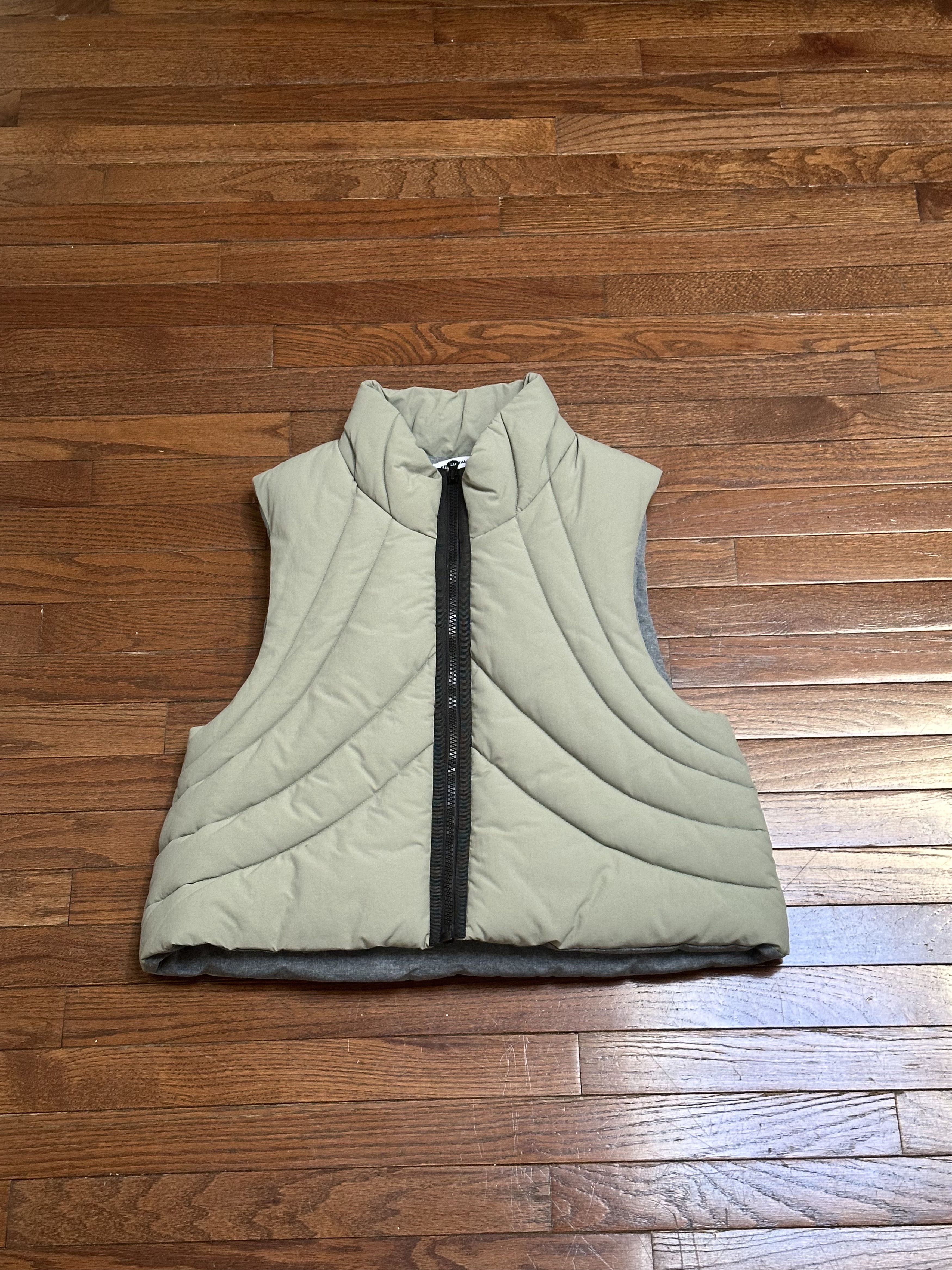 FFFPOSTALSERVICE Moss Green Puffer Vest