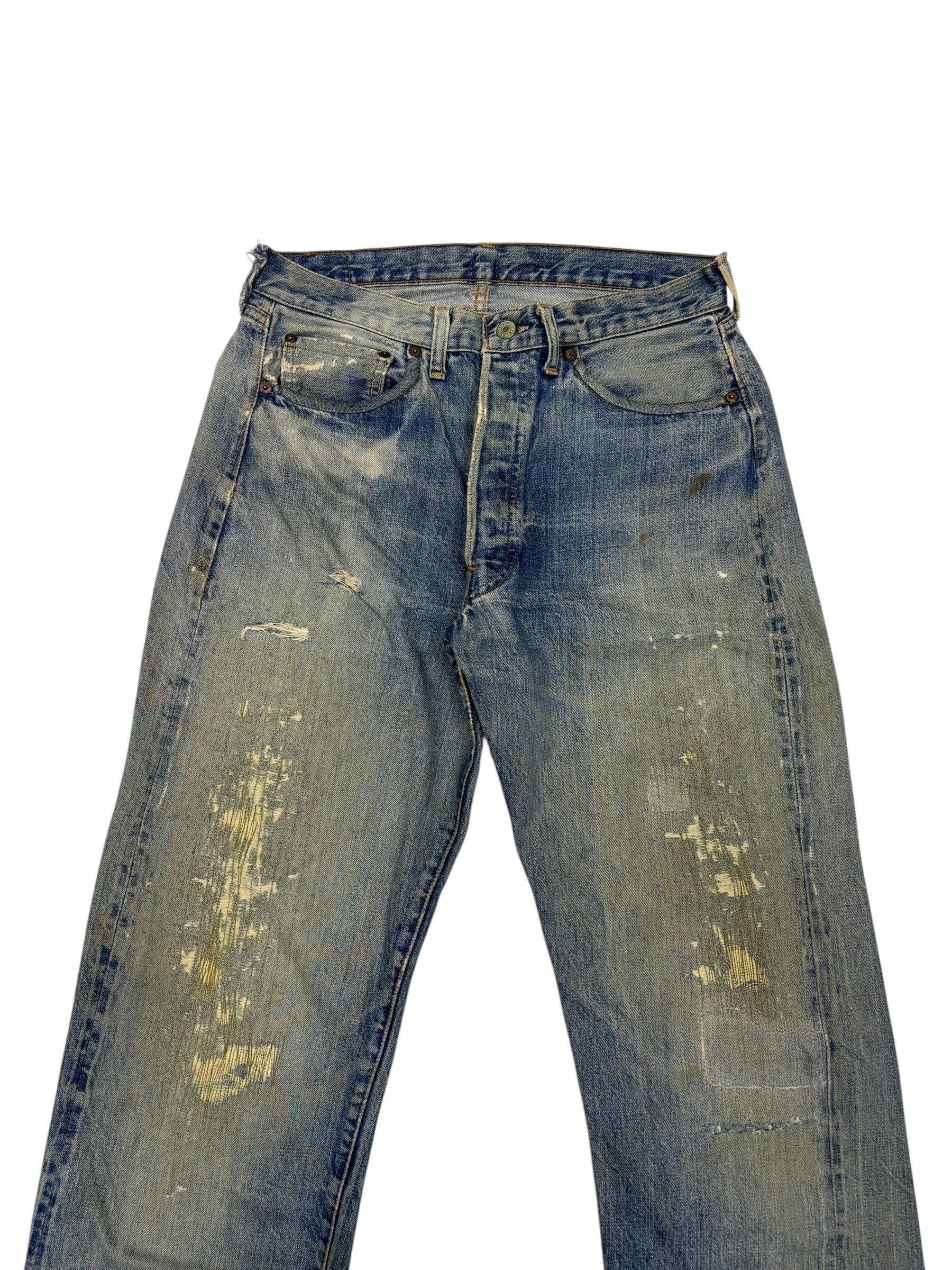 Levi's True Vintage Levis 501 Big E Selvedge Jeans Button 2 Size US 32 / EU 48 - 8 Thumbnail