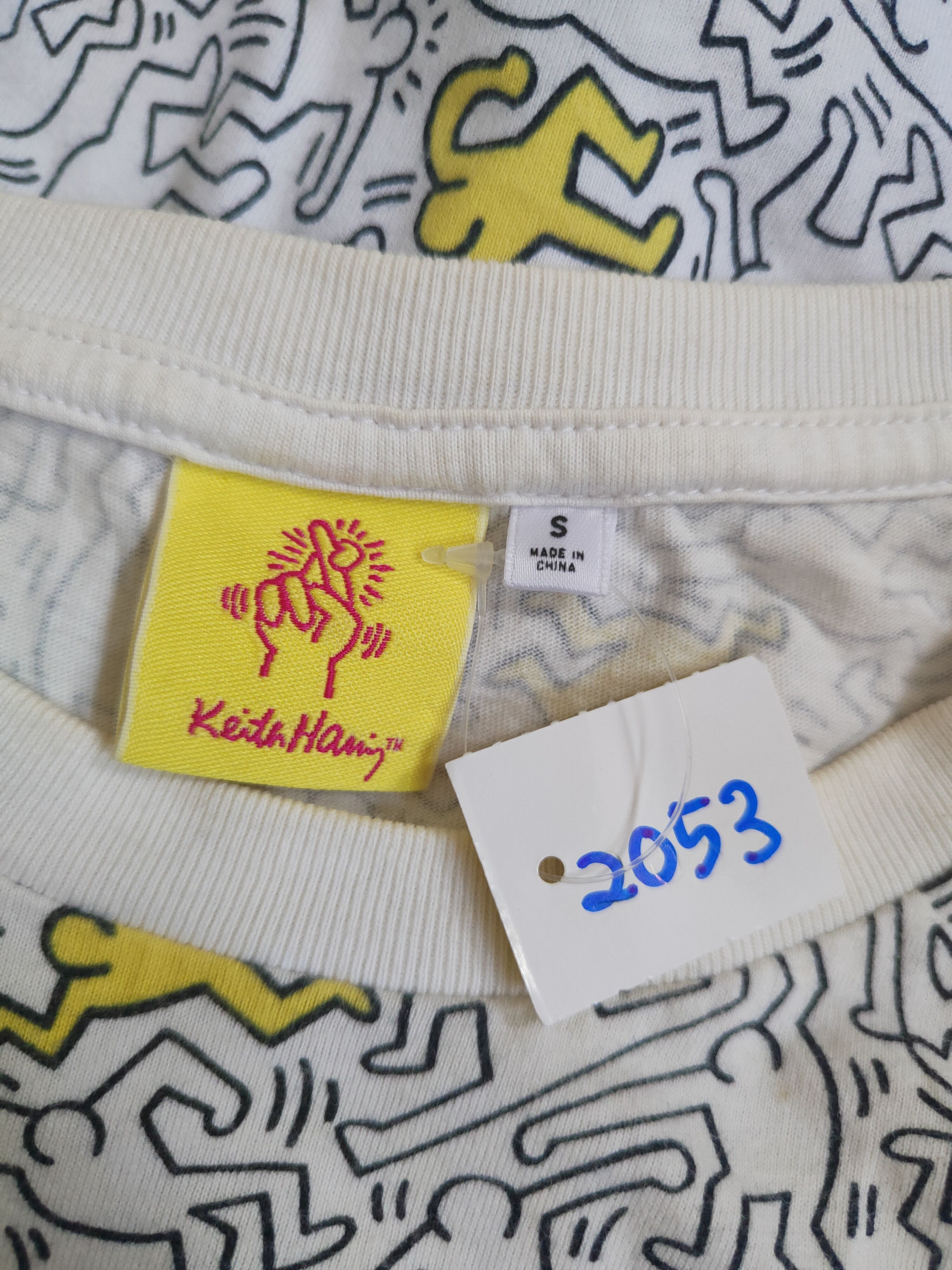 Keith Haring DL Uniqlo Keith Haring White Short Sleeve T-shirt #2053 Size US S / EU 44-46 / 1 - 12 Thumbnail