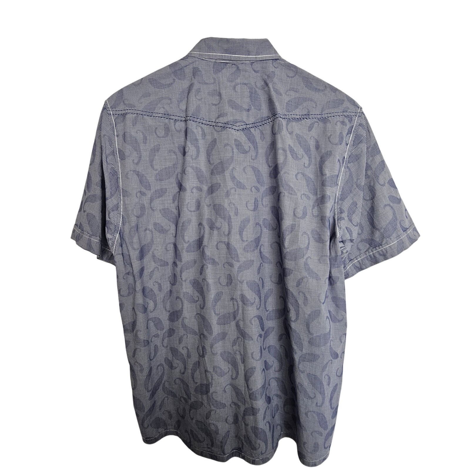 Tommy Bahama Tommy Bahama Island Mens Paisley Print Western Shirt Sz L Size US L / EU 52-54 / 3 - 8 Thumbnail