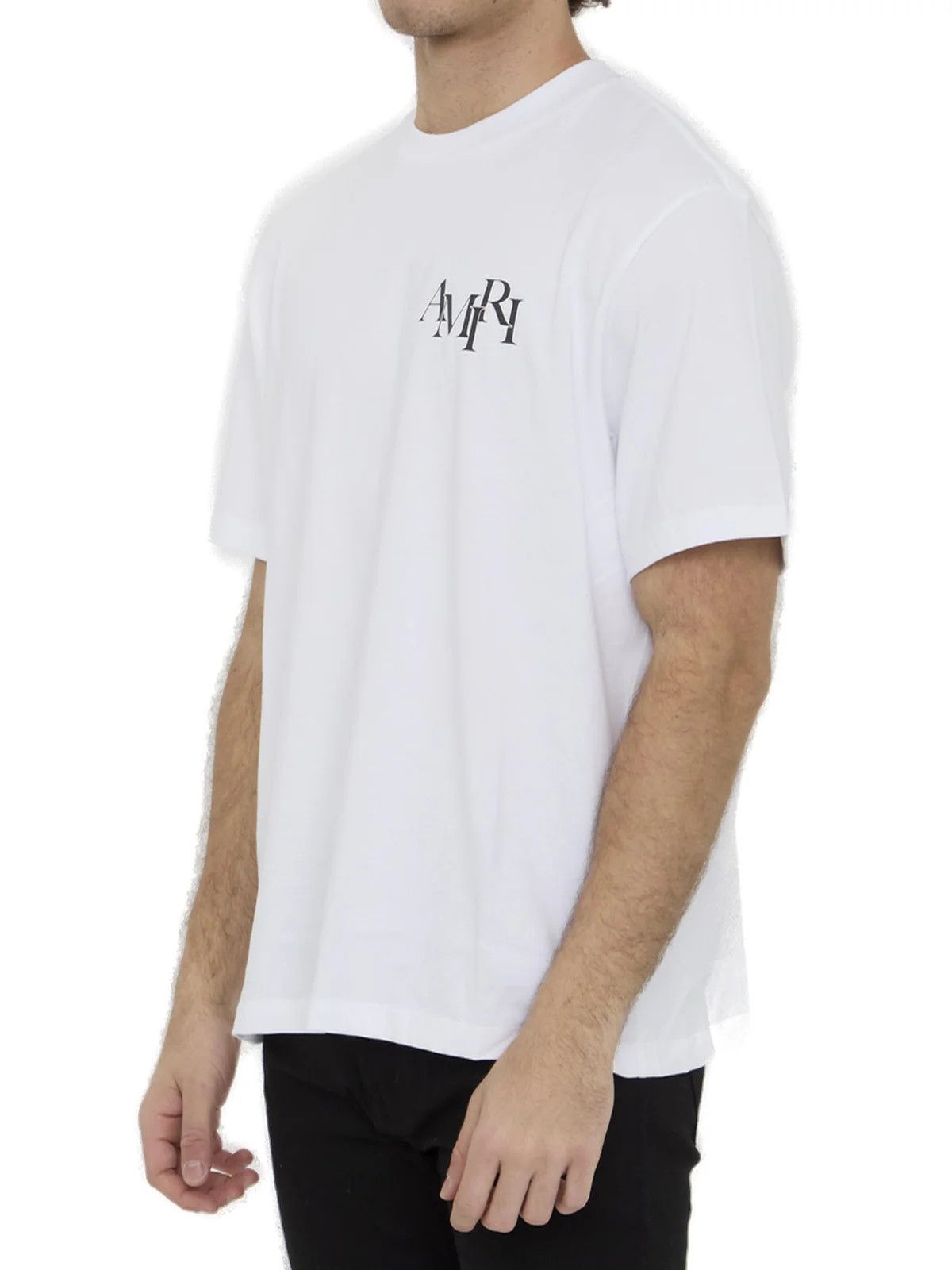 Amiri o1y0525 Logo T-Shirt in White Size US XL / EU 56 / 4 - 2 Thumbnail
