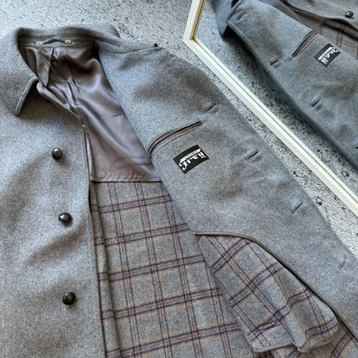 Other Vintage lodenfrey heavy coat wool jacket Size US L / EU 52-54 / 3 - 6 Thumbnail