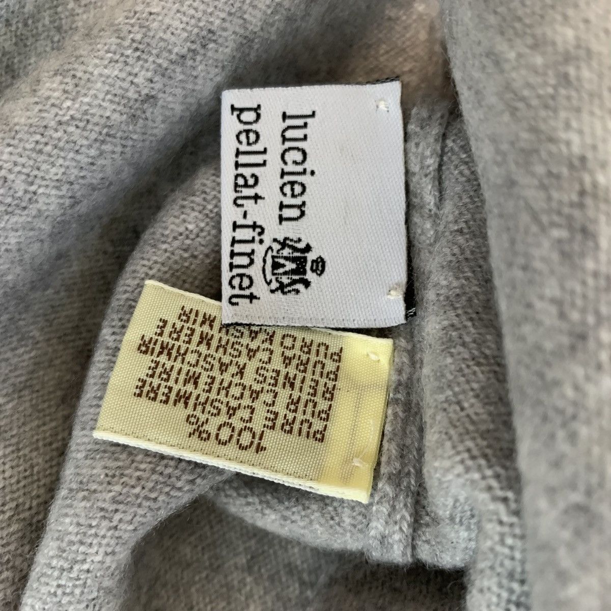 Lucien Pellat-Finet Lucien Pellat-Finet Archive Hemp Pattern Cashmere Knit Size US L / EU 52-54 / 3 - 5 Thumbnail