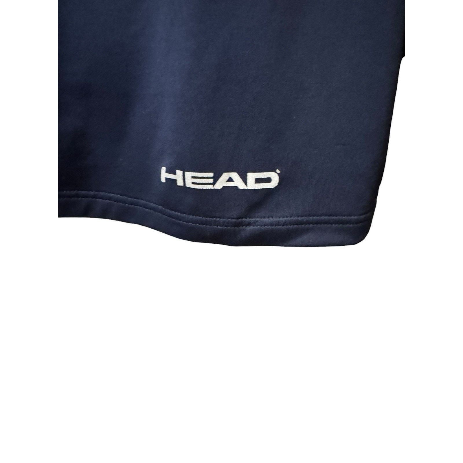 Other Head Tennis Navy Blue Quarter Zip Long Sleeve Pullover Size US L / EU 52-54 / 3 - 5 Thumbnail