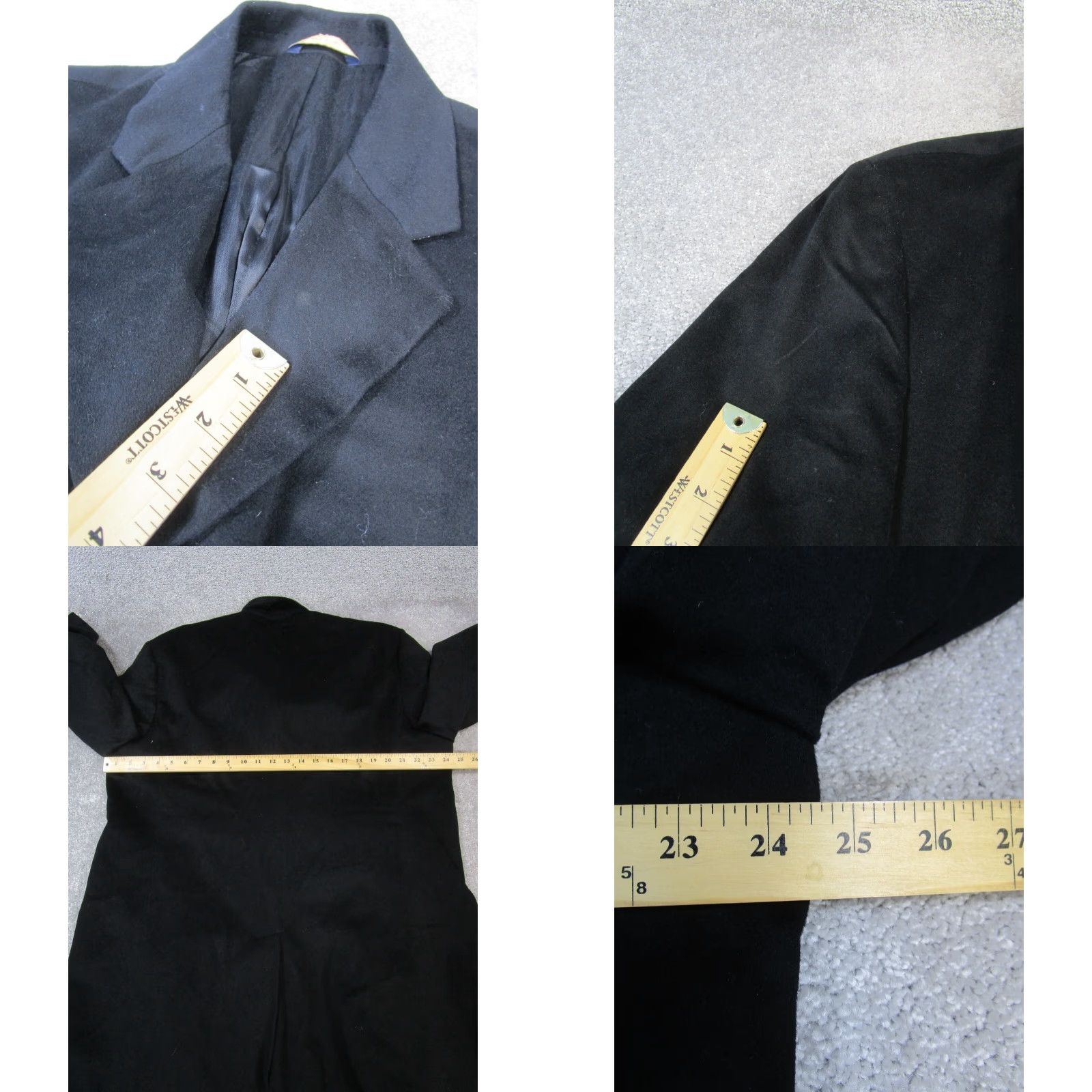 Brooks Brothers Brooks Brothers Overcoat Coat Mens 42 Black Wool Loro Piana Wool Storm 42 2 Piece Regular Wool Solid 90s? Sports Theme Mens Size US XS / EU 42 / 0 - 8 Thumbnail