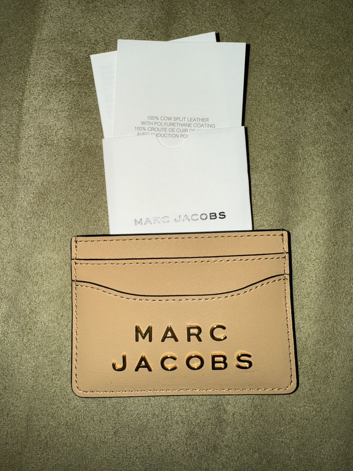 Marc Jacobs Marc Jacobs “iced coffee” Leather Card Holder, NEW, w/ COA! Size ONE SIZE - 1 Thumbnail