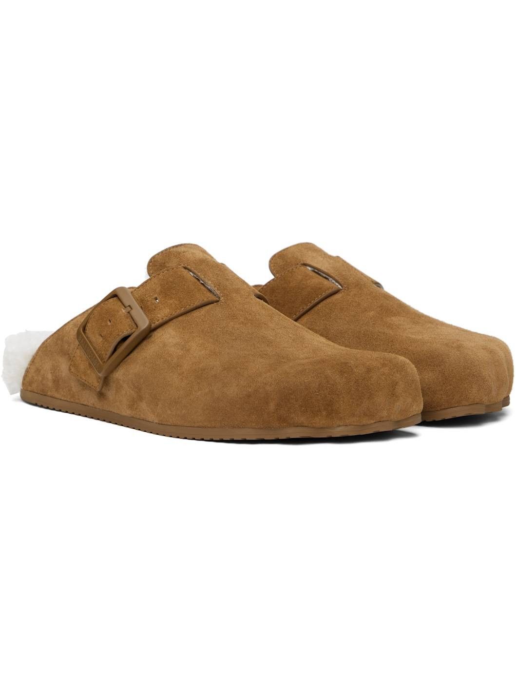 Balenciaga o1s1wg110226 Sunday Mules In Brown Size US 10 / EU 43 - 4 Thumbnail
