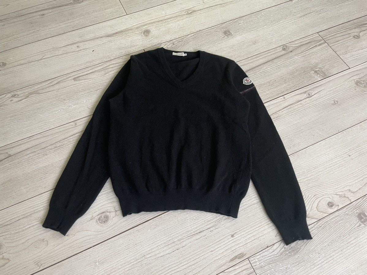 Moncler Moncler Logo Wool sweatshirt Size US M / EU 48-50 / 2 - 2 Thumbnail