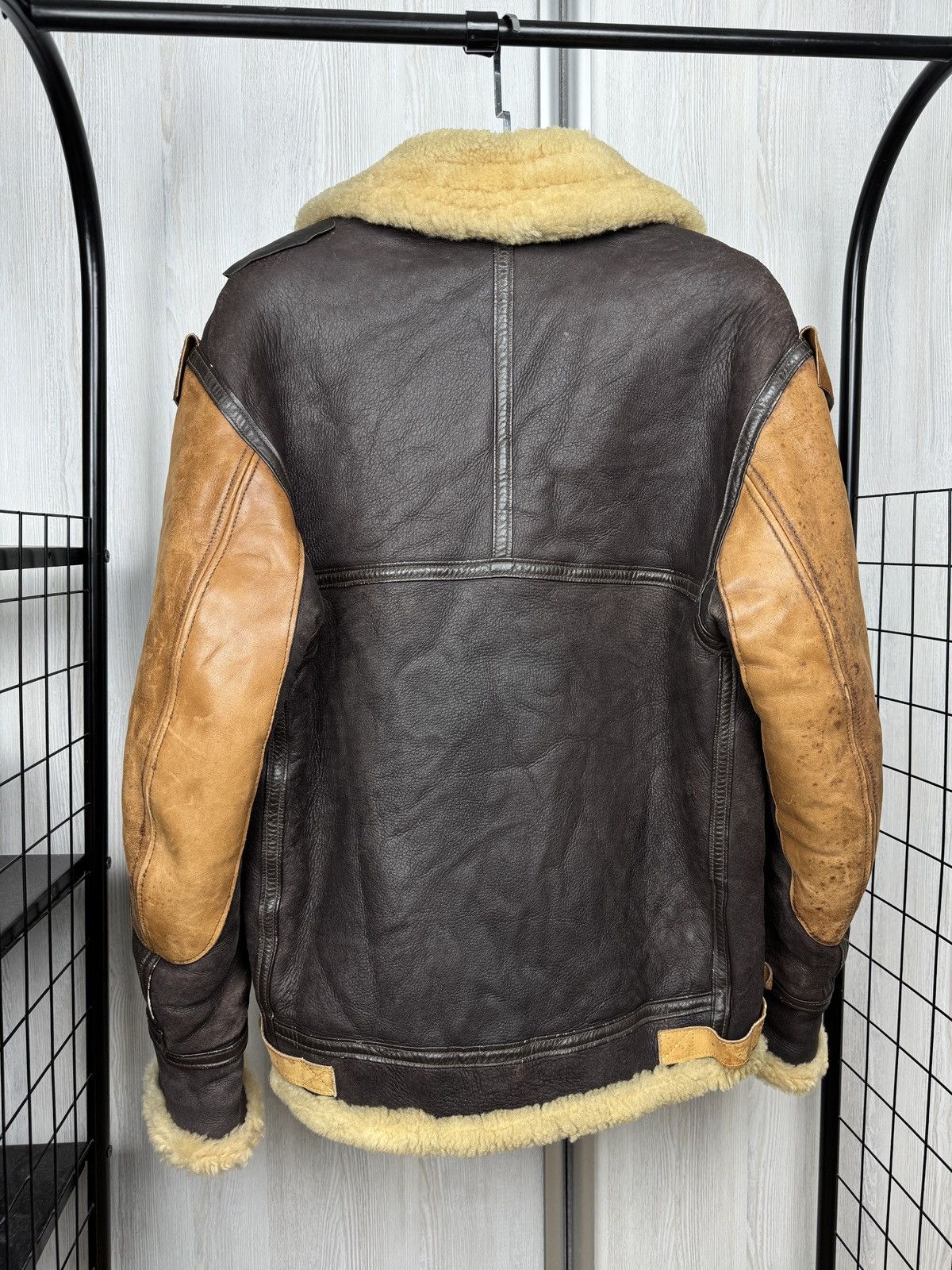 Willis & Geiger Willis & Geiger Type B-3 Leather Flight Mouton Bomber Jacket Size US M / EU 48-50 / 2 - 7 Thumbnail