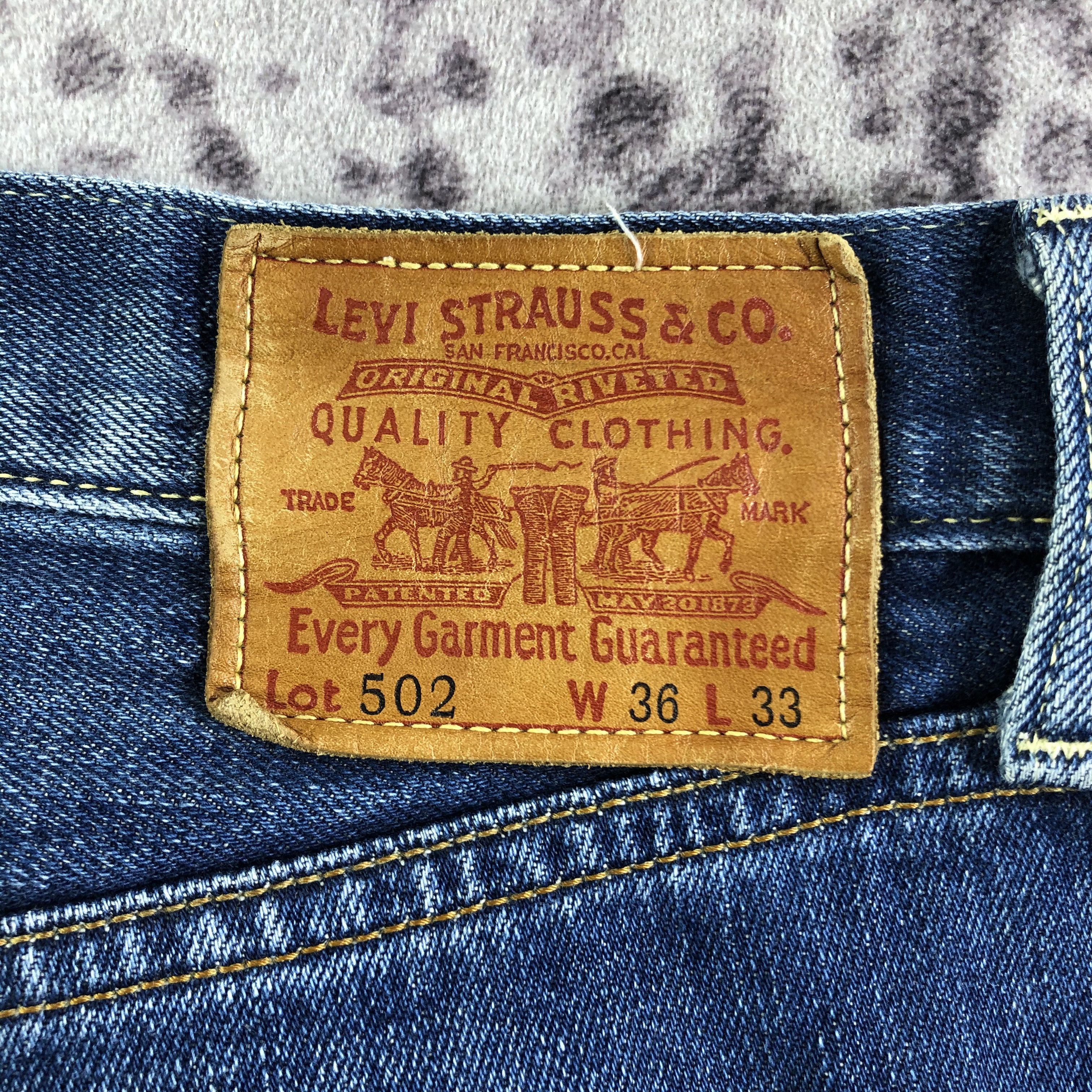 Levi's × Vintage 90s Vintage Blue Wash Levis 502 Jeans-JM3271 Size US 38 / EU 54 - 5 Thumbnail