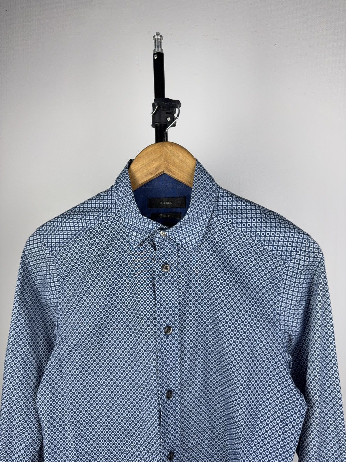 Diesel Luxury Designer Diesel Italy Button Up Shirt Size US S / EU 44-46 / 1 - 2 Thumbnail