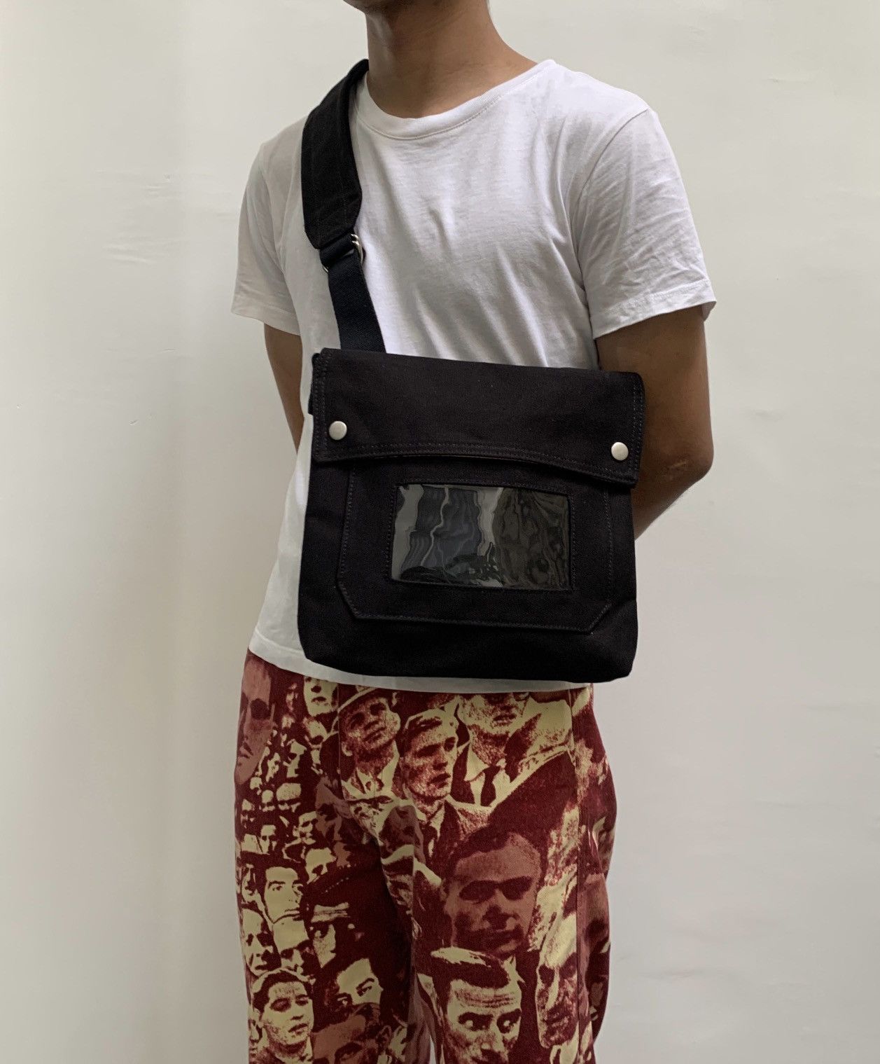 Eastpak × Raf Simons SS 2018 Canvas Crossbody Bag | Grailed 