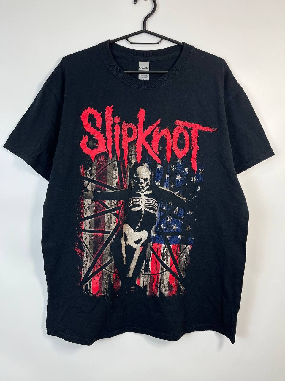 Gildan SLIPKNOT Skeleton American T-Shirt Gildan Size L Size US L / EU 52-54 / 3 - 1 Thumbnail
