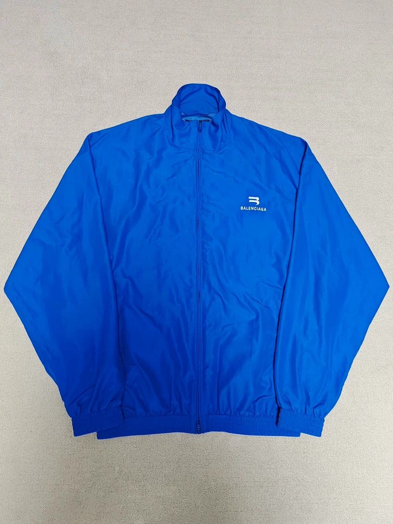 Balenciaga Balenciaga 21FW nylon sportyB stand-up neck blazer jacket 2 Size US M / EU 48-50 / 2 - 1 Thumbnail