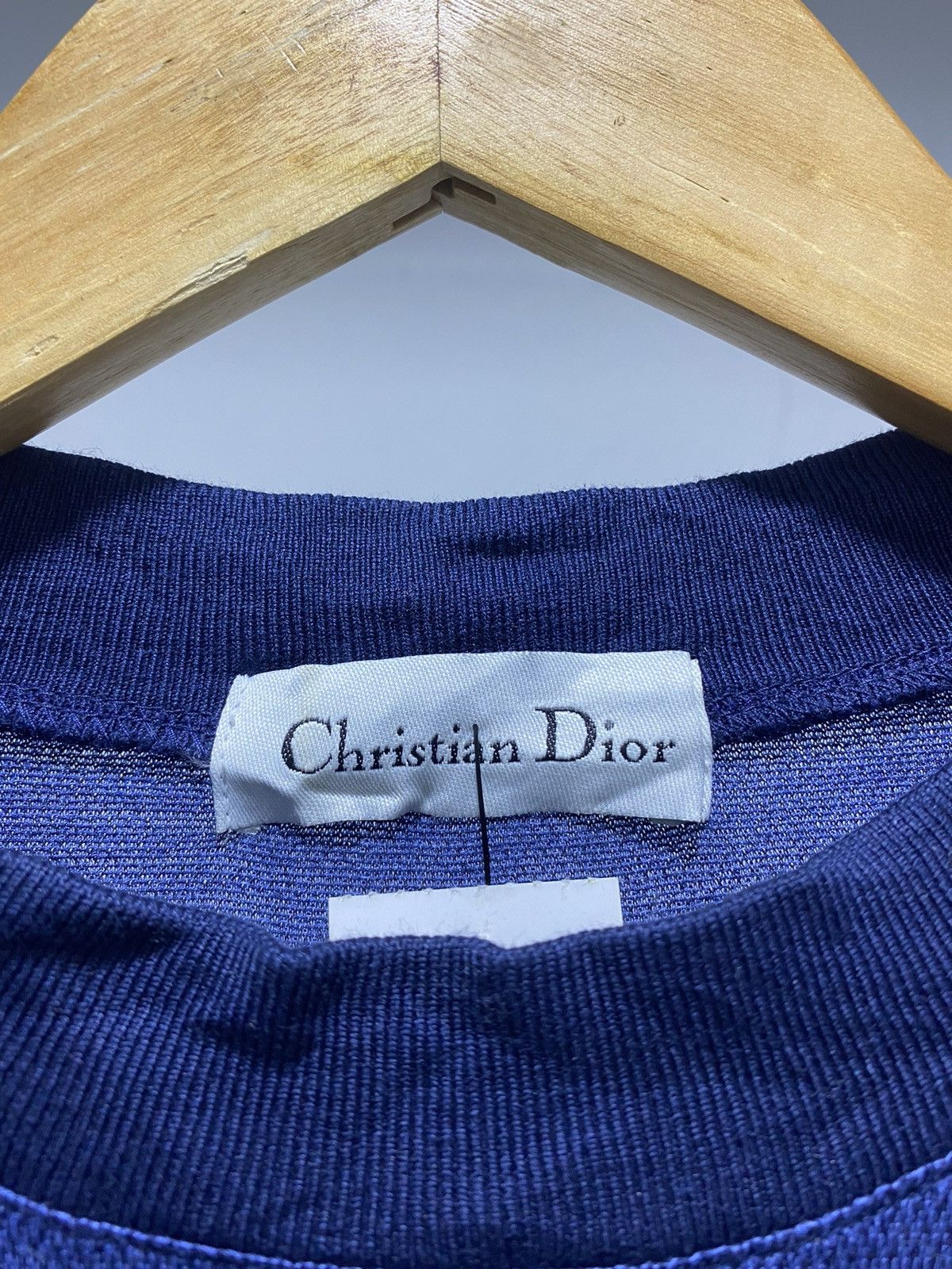 Dior Sick☠️ Christian Dior Mock Neck Jersey 80s Designer Rare Size US L / EU 52-54 / 3 - 5 Thumbnail